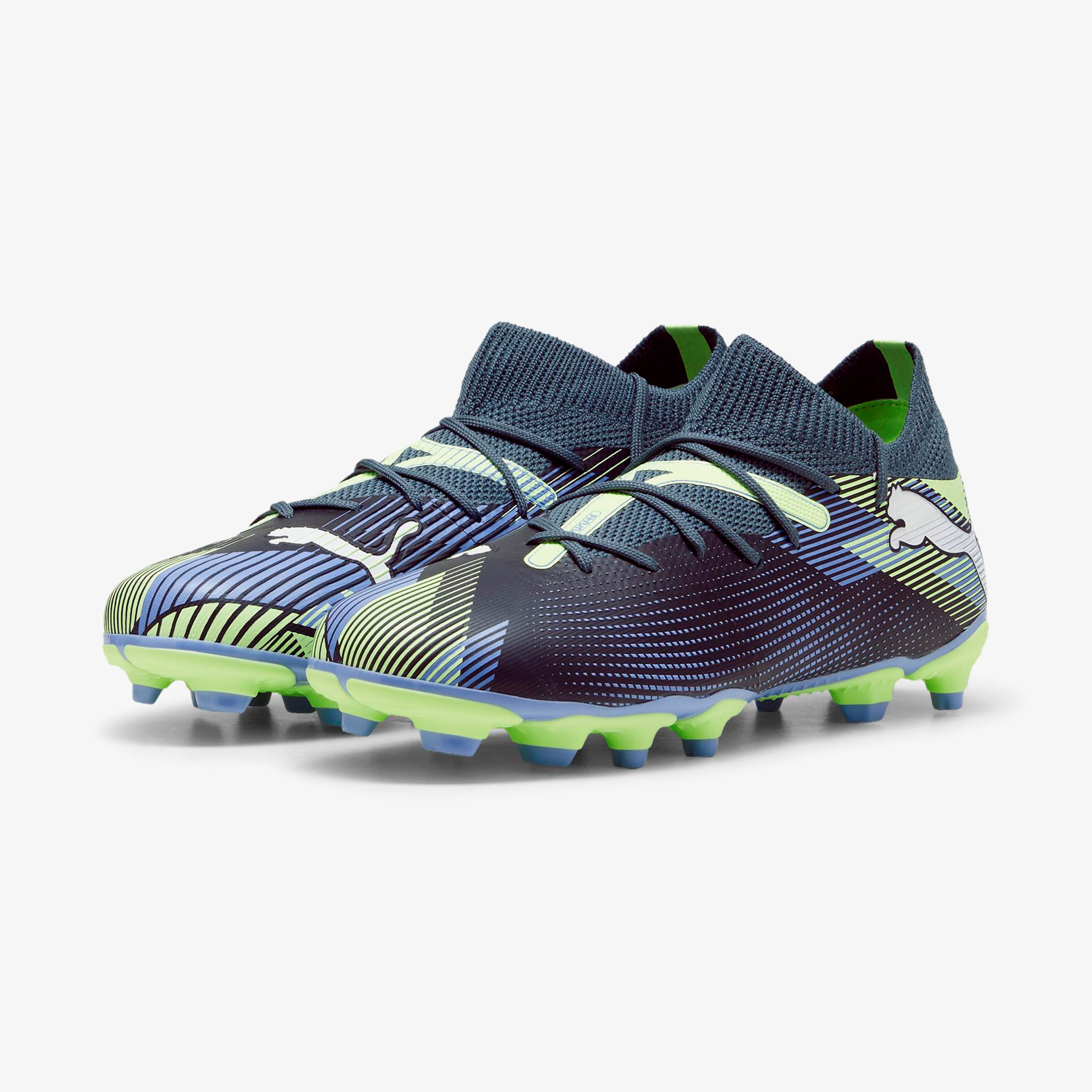 Puma Future Match 7 Fg Çocuk Lacivert Çim Saha Kramponu
