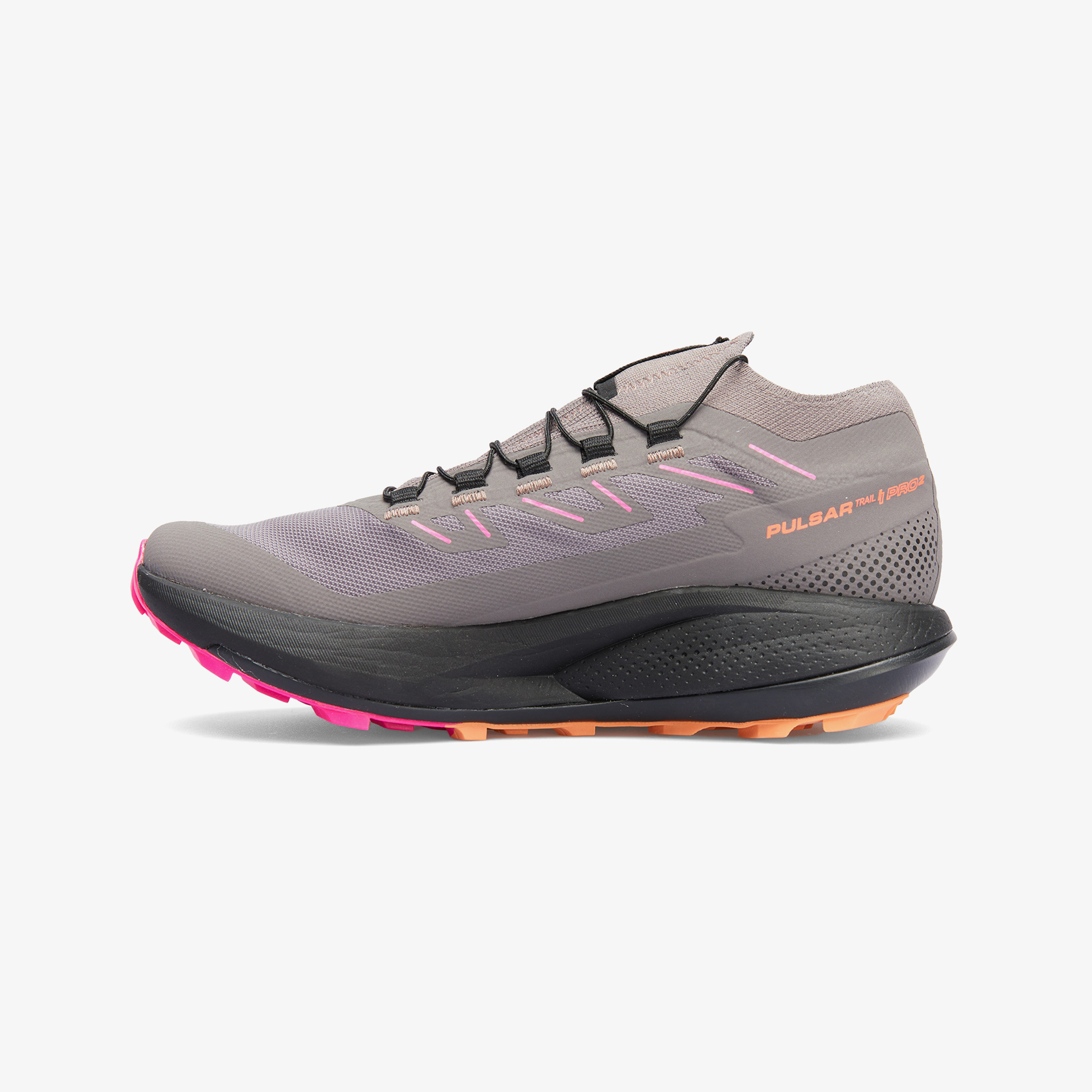 Salomon Pulsar Trail Kadın Gri Koşu Ayakkabısı