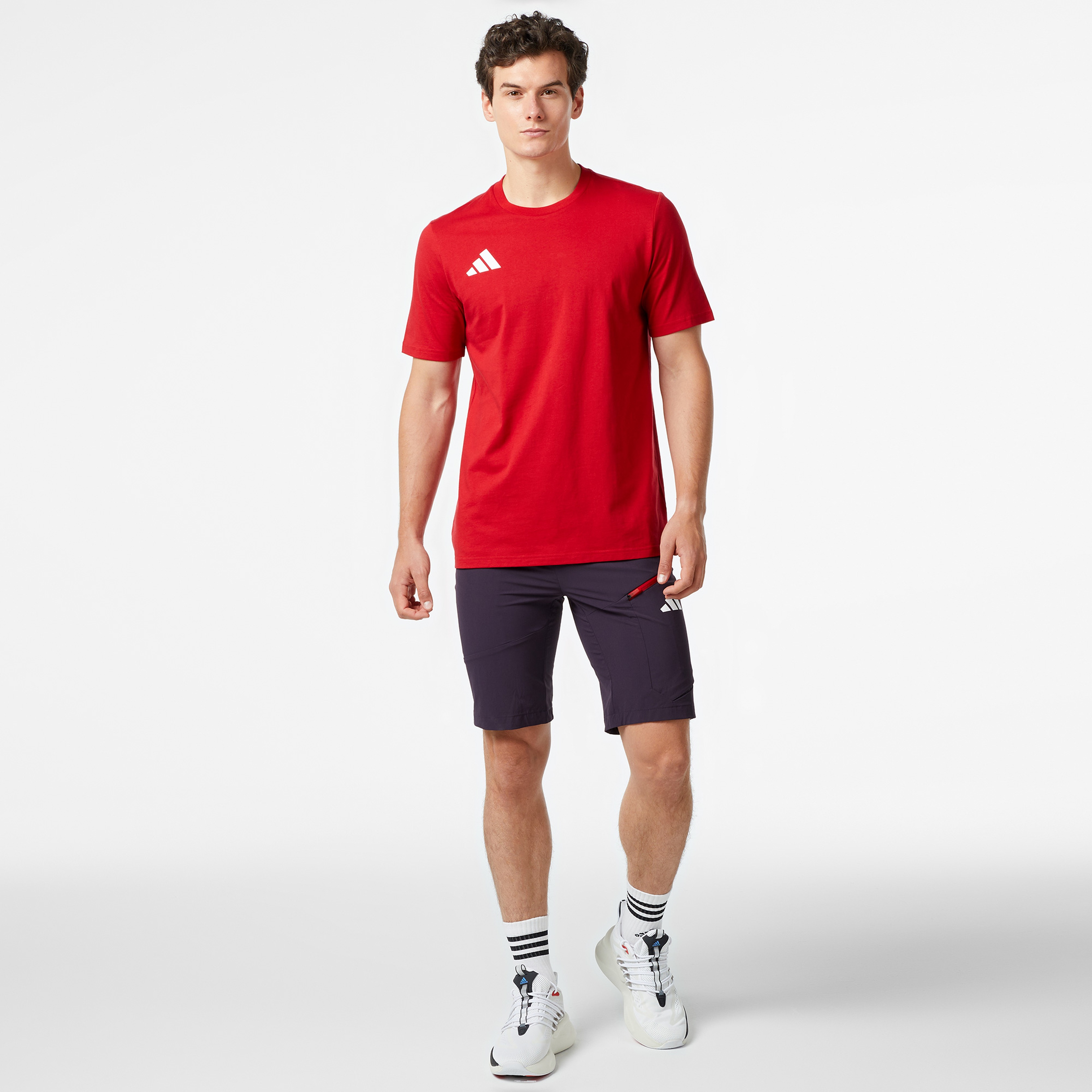 Adidas Erkek Kırmızı T-Shirt