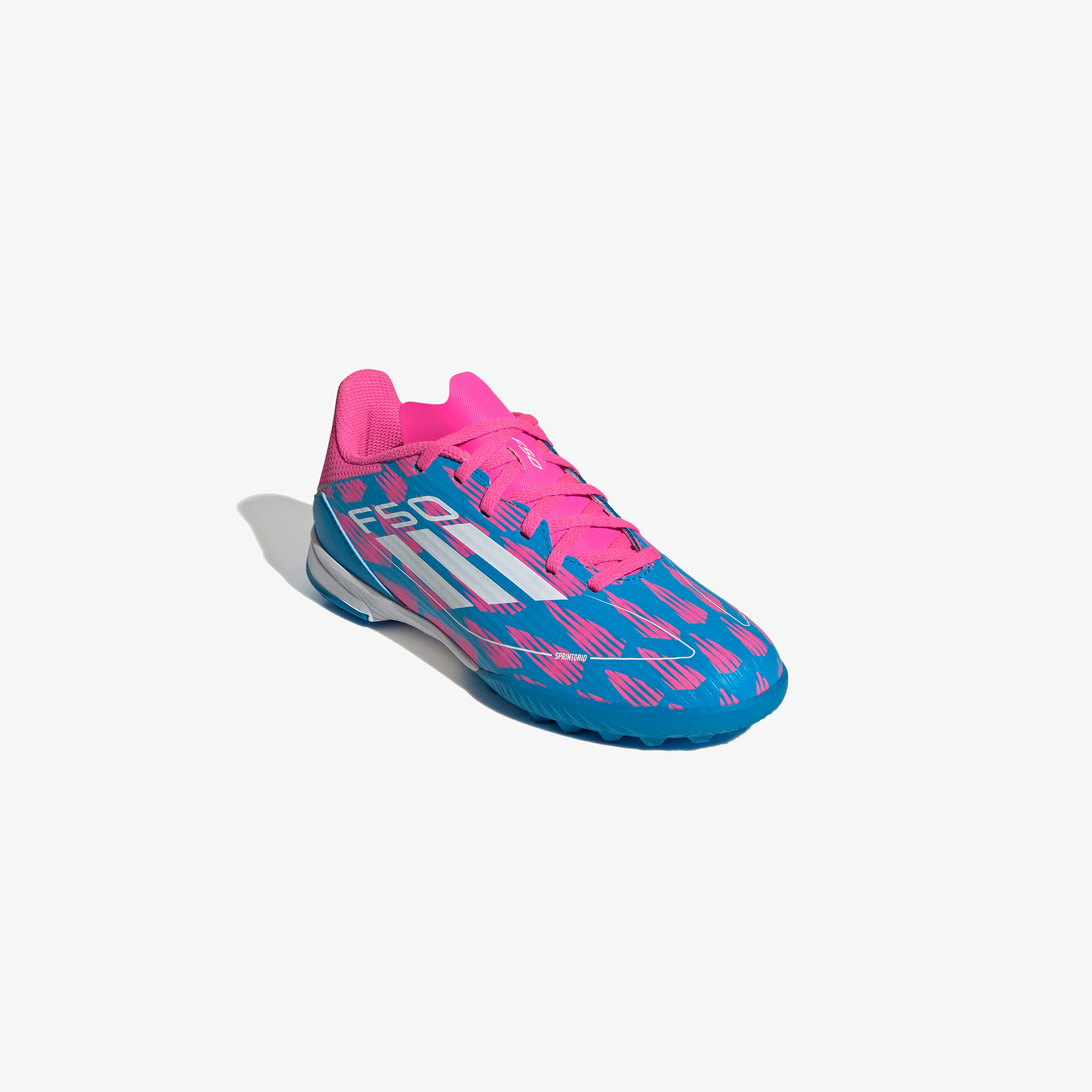 adidas F50 League Tf Çocuk Pembe Halı Saha Kramponu
