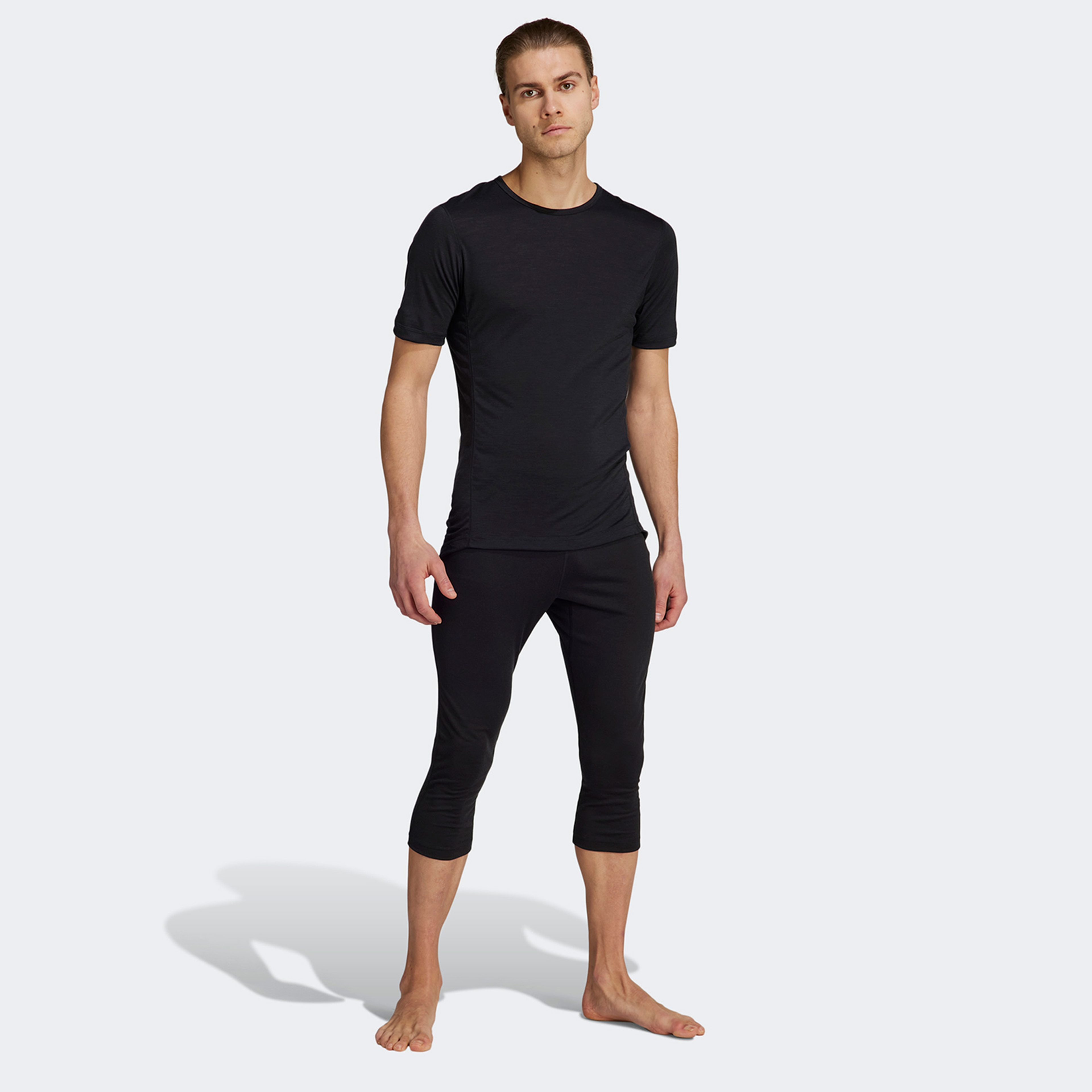 adidas Xperior Merino Erkek Siyah Antrenman T-Shirt