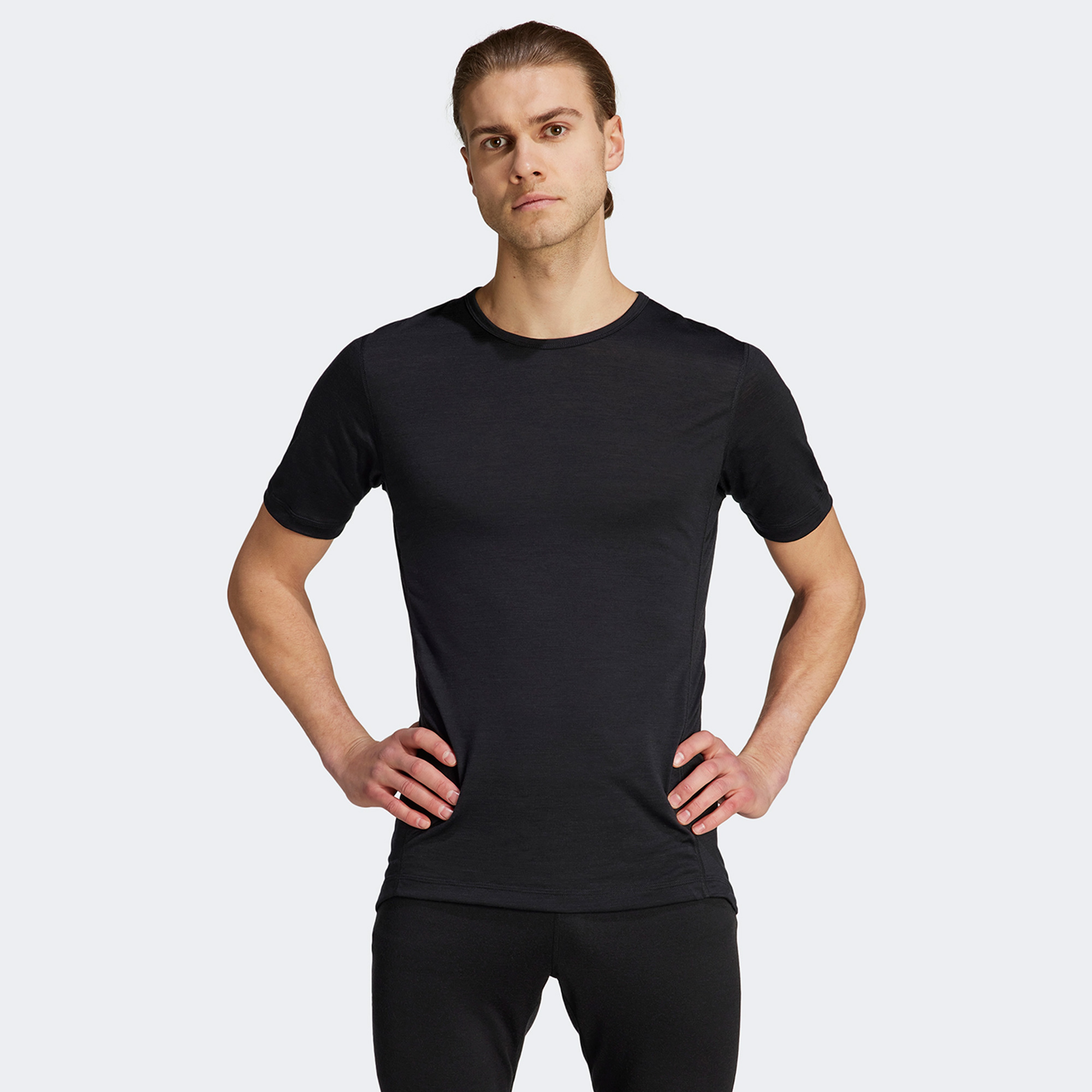 adidas Xperior Merino Erkek Siyah Antrenman T-Shirt