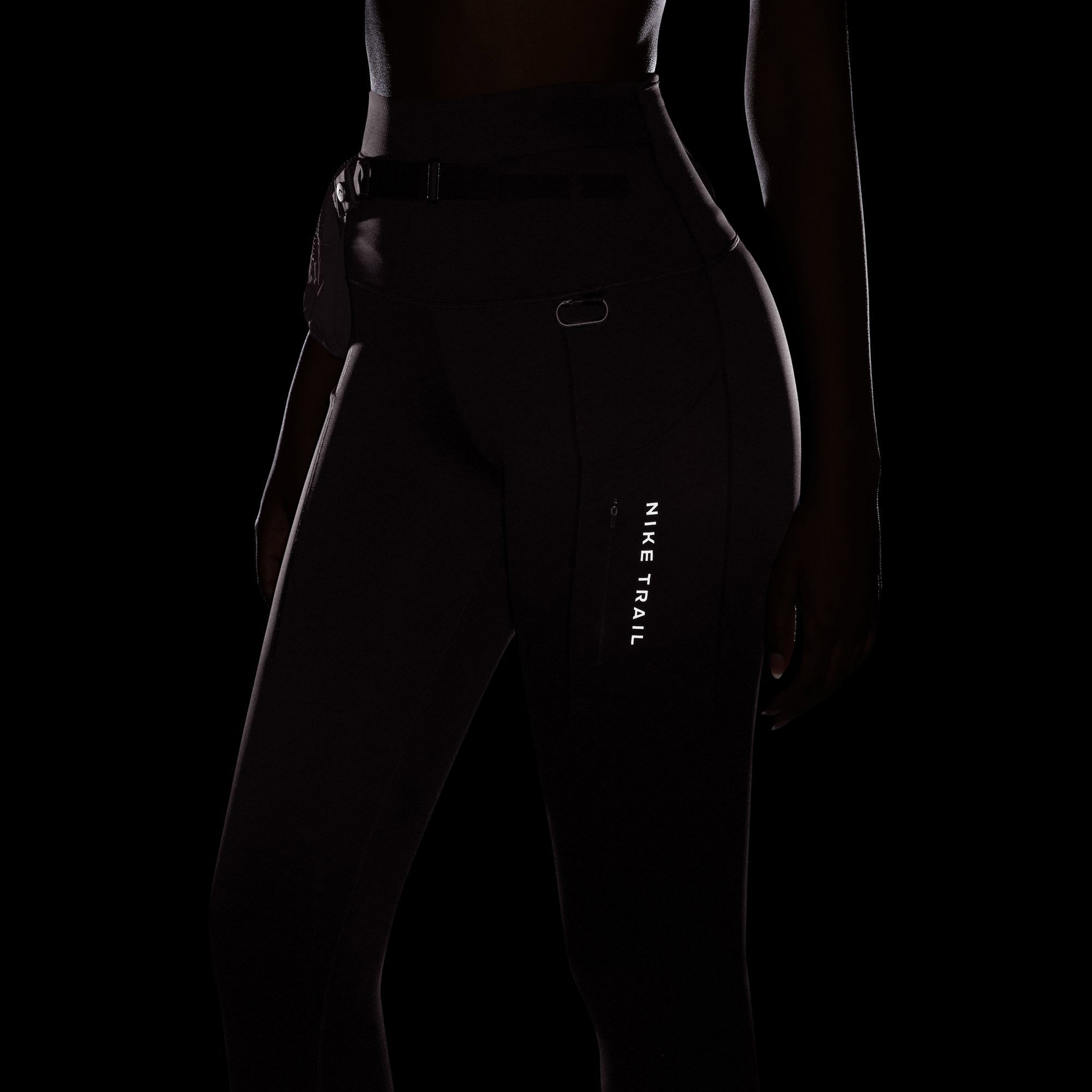 Nike Dri Fit Go 7/8 Kadın Kahverengi Koşu Taytı