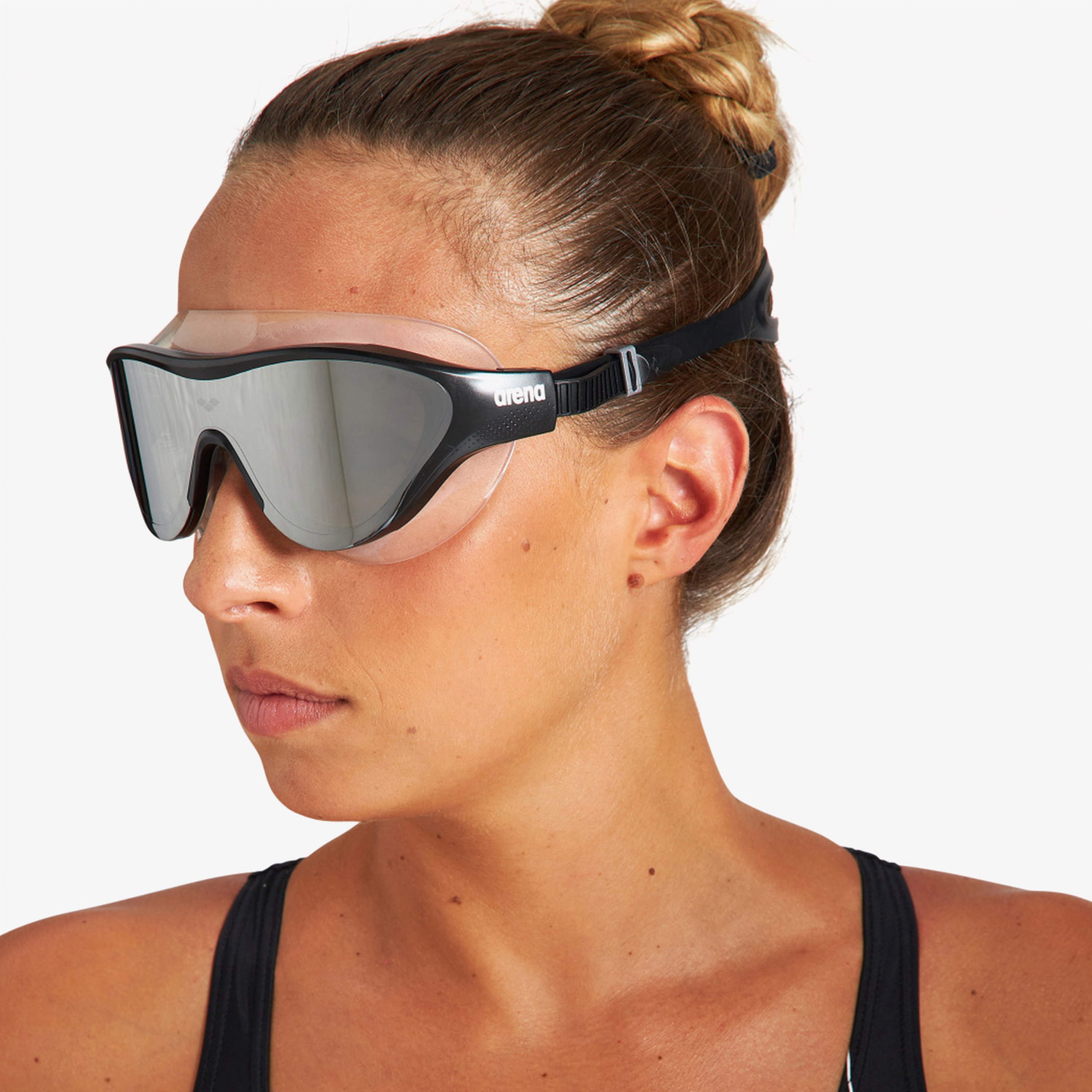 Arena Unisex Gri Yüzücü Gözlüğü
