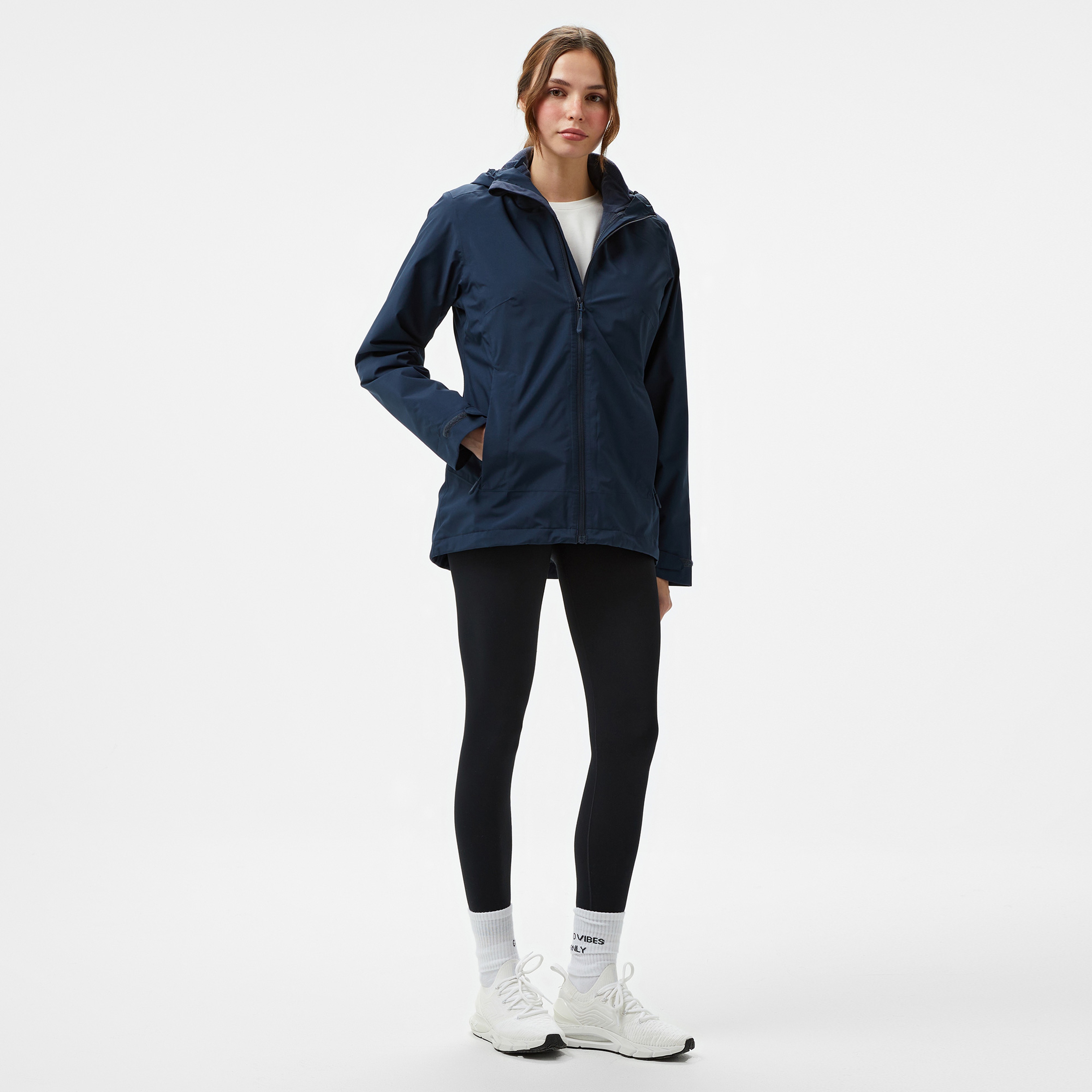 Jack Wolfskin Moonrise 3In1 Kadın Mavi Mont