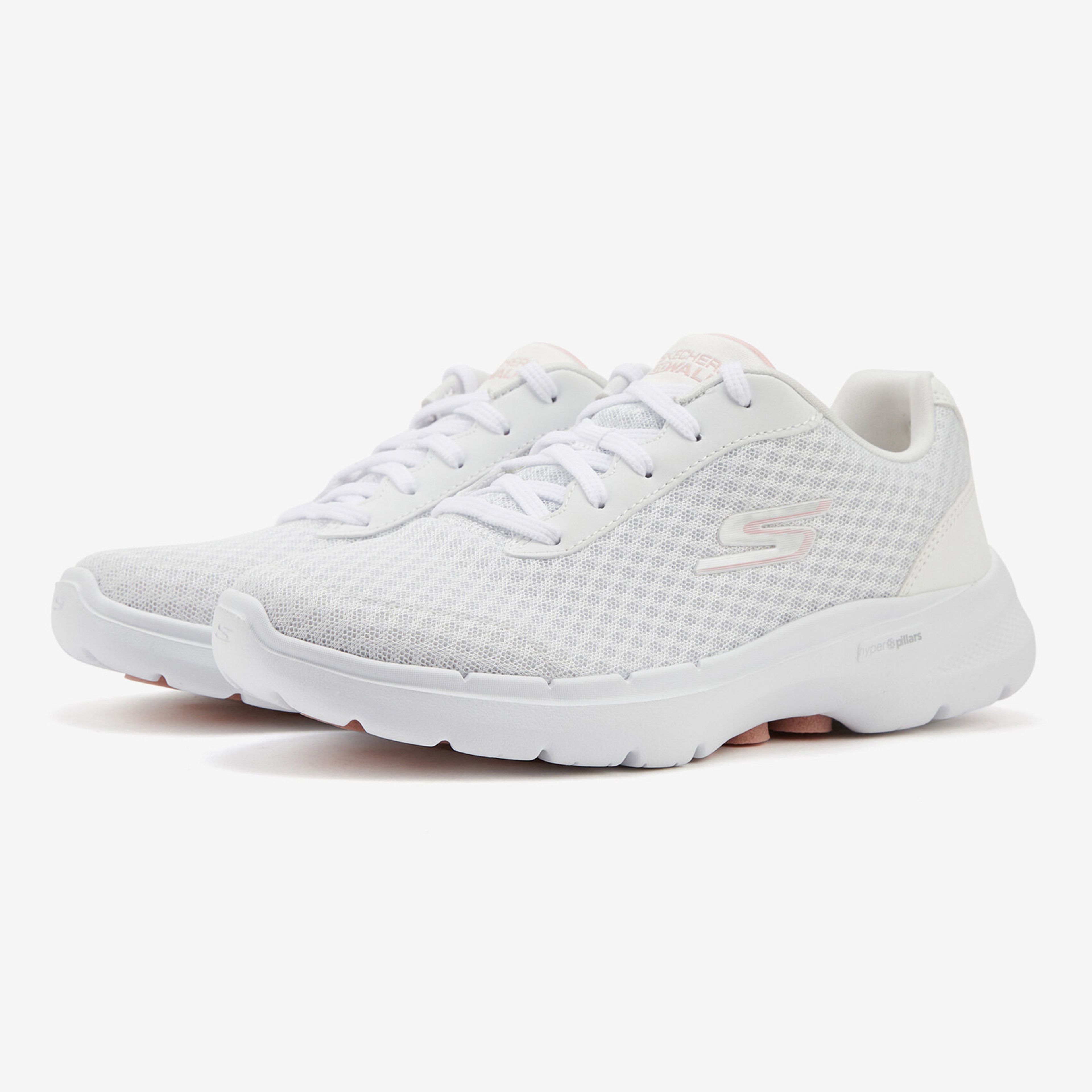 Skechers Go Walk 6 - Iconic Vision Kadın Beyaz Spor Ayakkabı