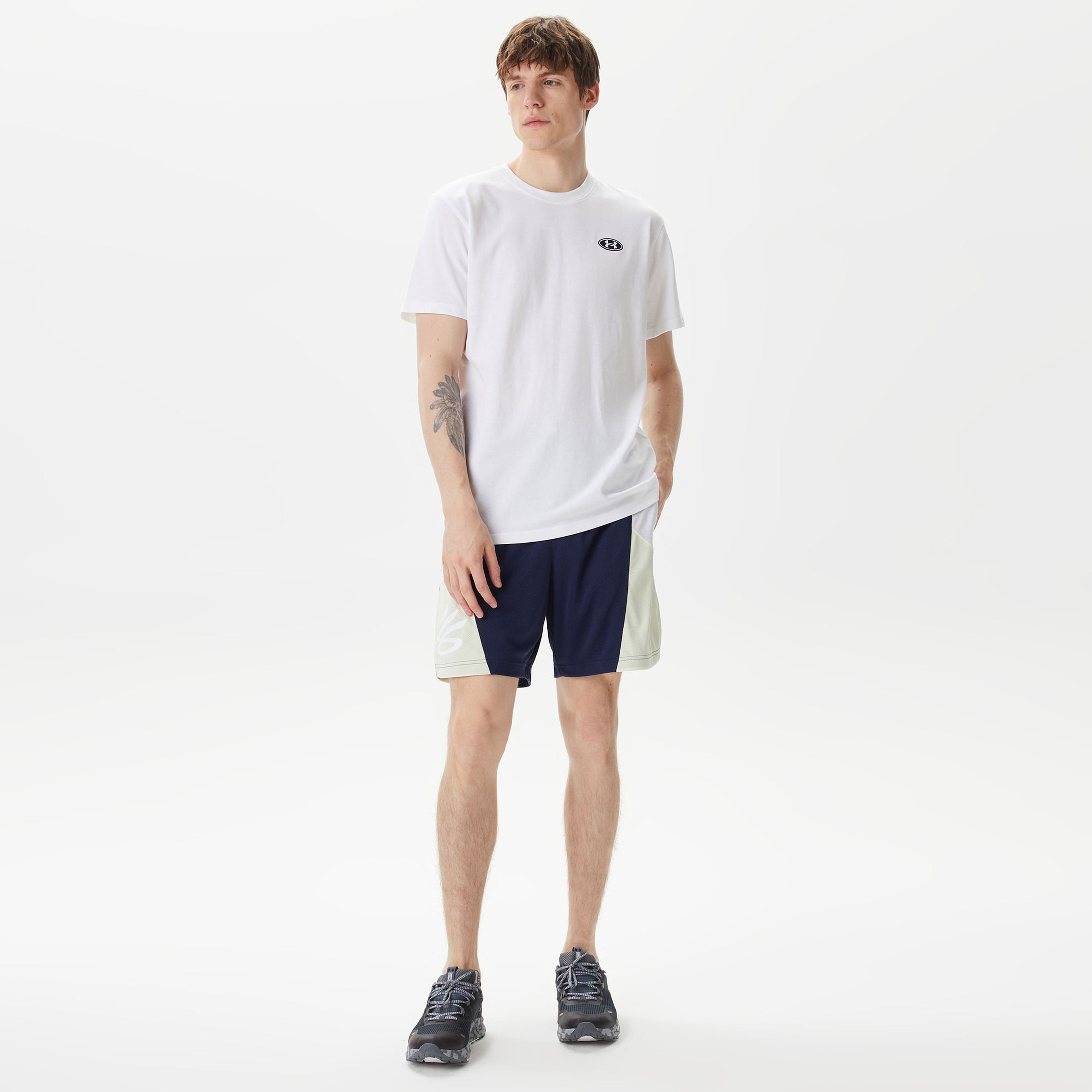 Under Armour HW LC Erkek Beyaz T-Shit