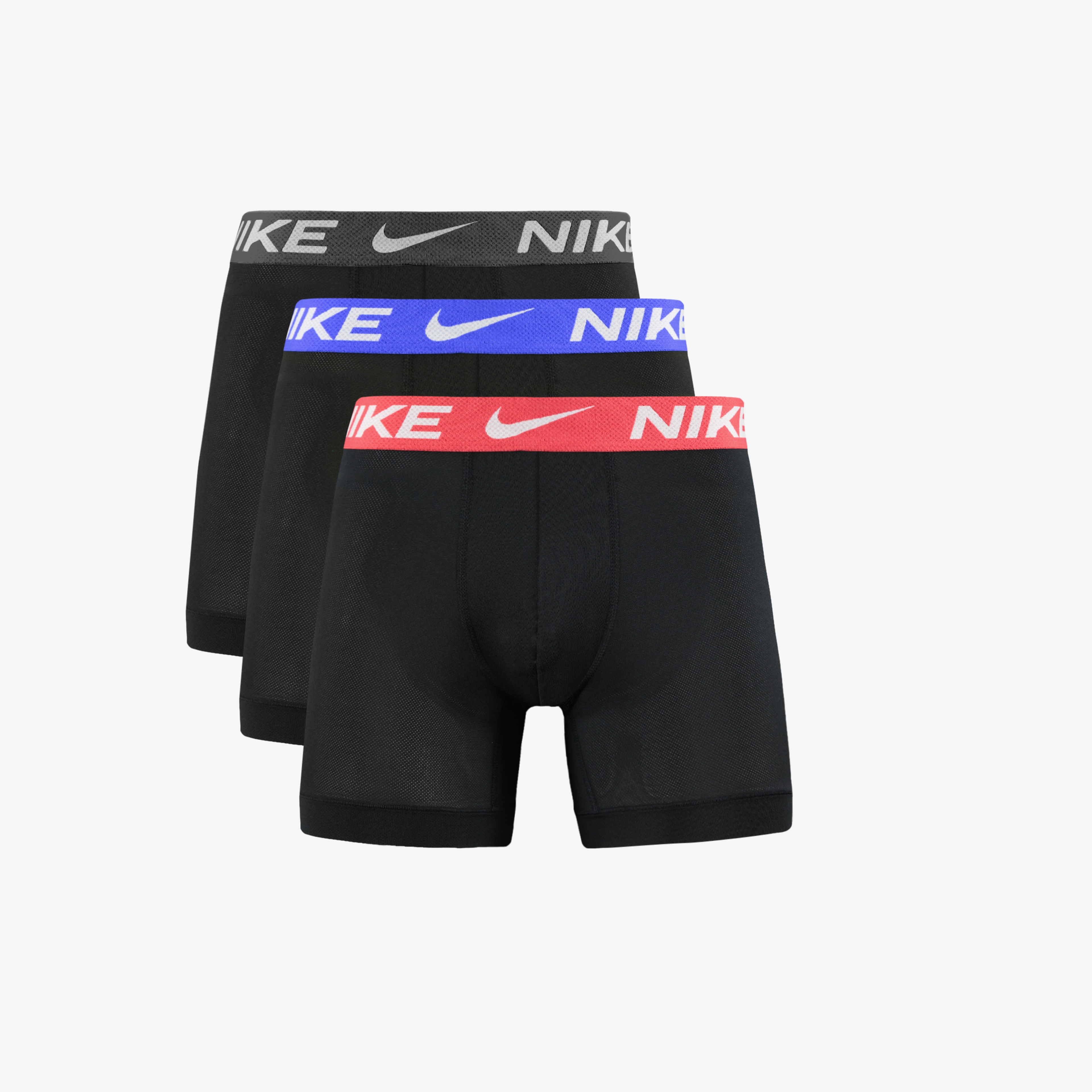 Nike Dri-Fit ADV Microfiber Erkek Siyah 3'lü Boxer