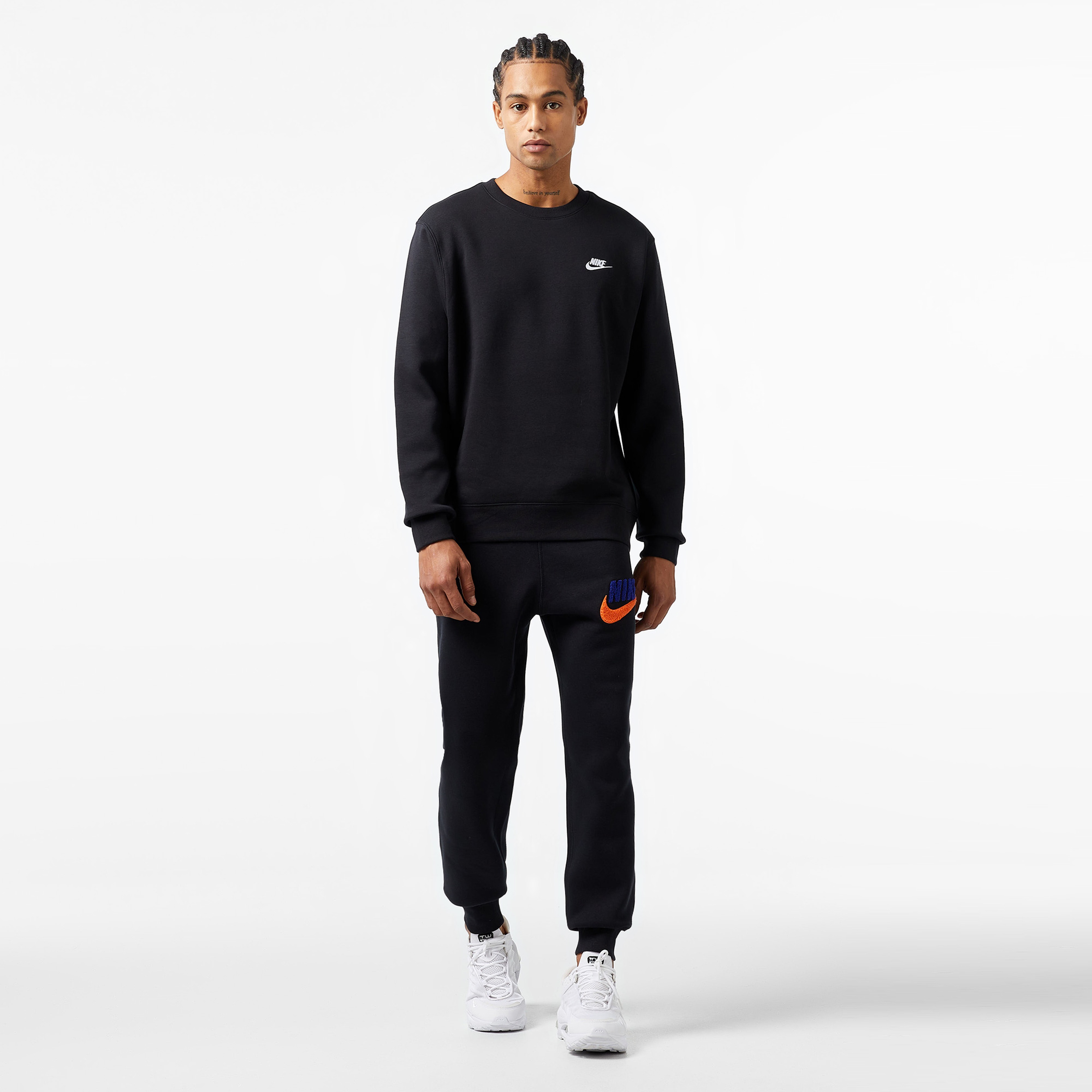 Nike Sportswear Club Fleece Erkek Siyah Sweatshirt