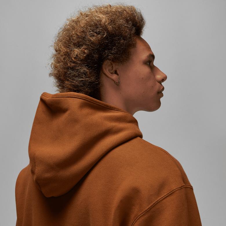 Jordan Air Wordmark Erkek Kahverengi Hoodie