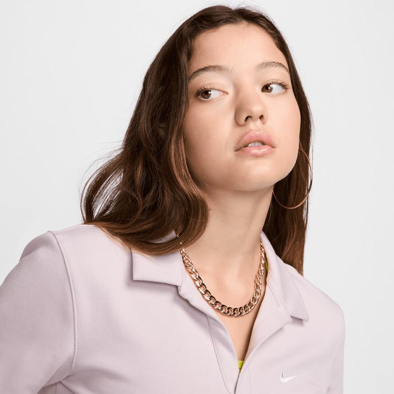 Nike Sportswear Essential Kadın Krem Polo