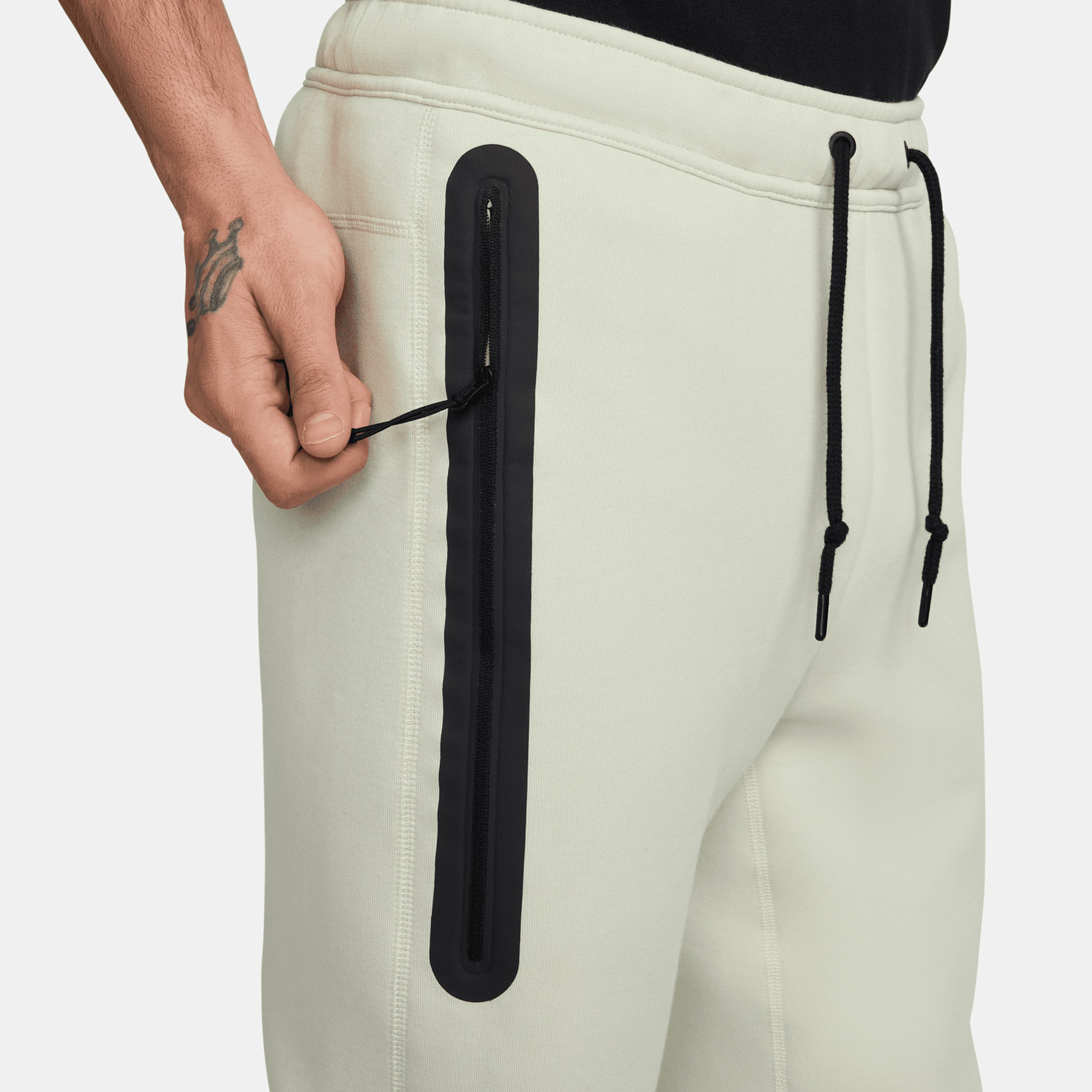 Nike Tech Fleece Erkek Krem Eşofman Altı