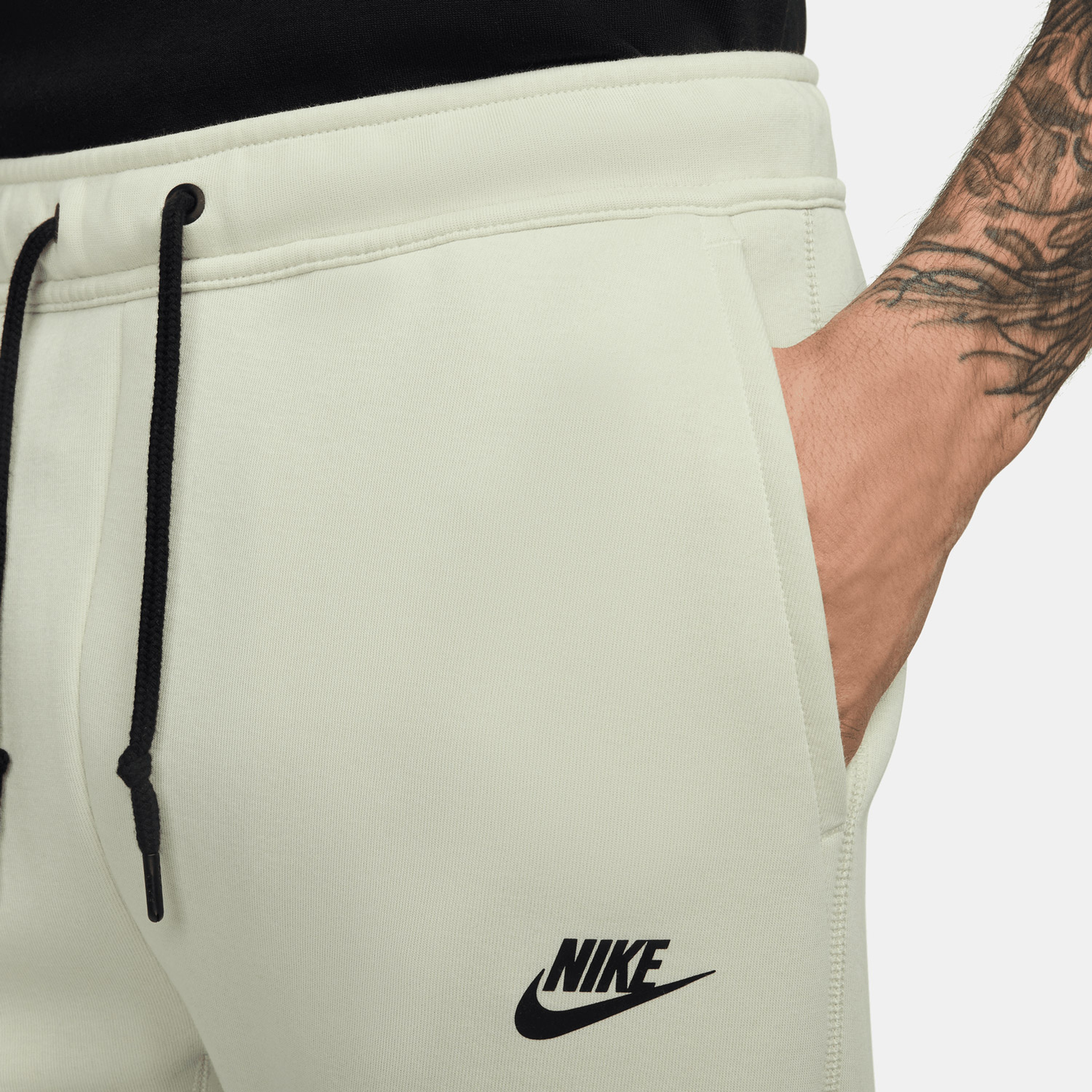Nike Tech Fleece Erkek Krem Eşofman Altı