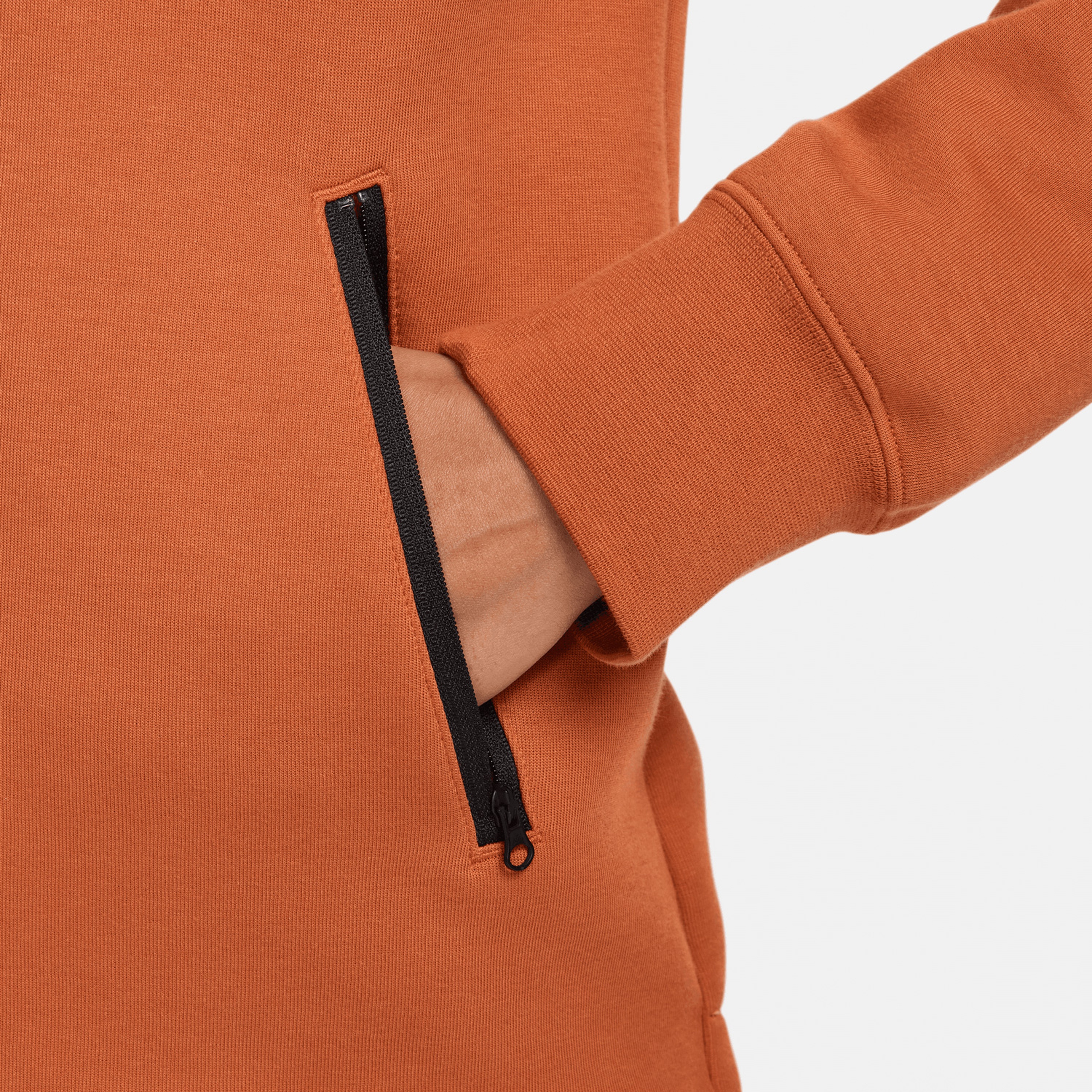 Nike Sportswear Tech Fleece Windrunner Kadın Turuncu Eşofman Üstü