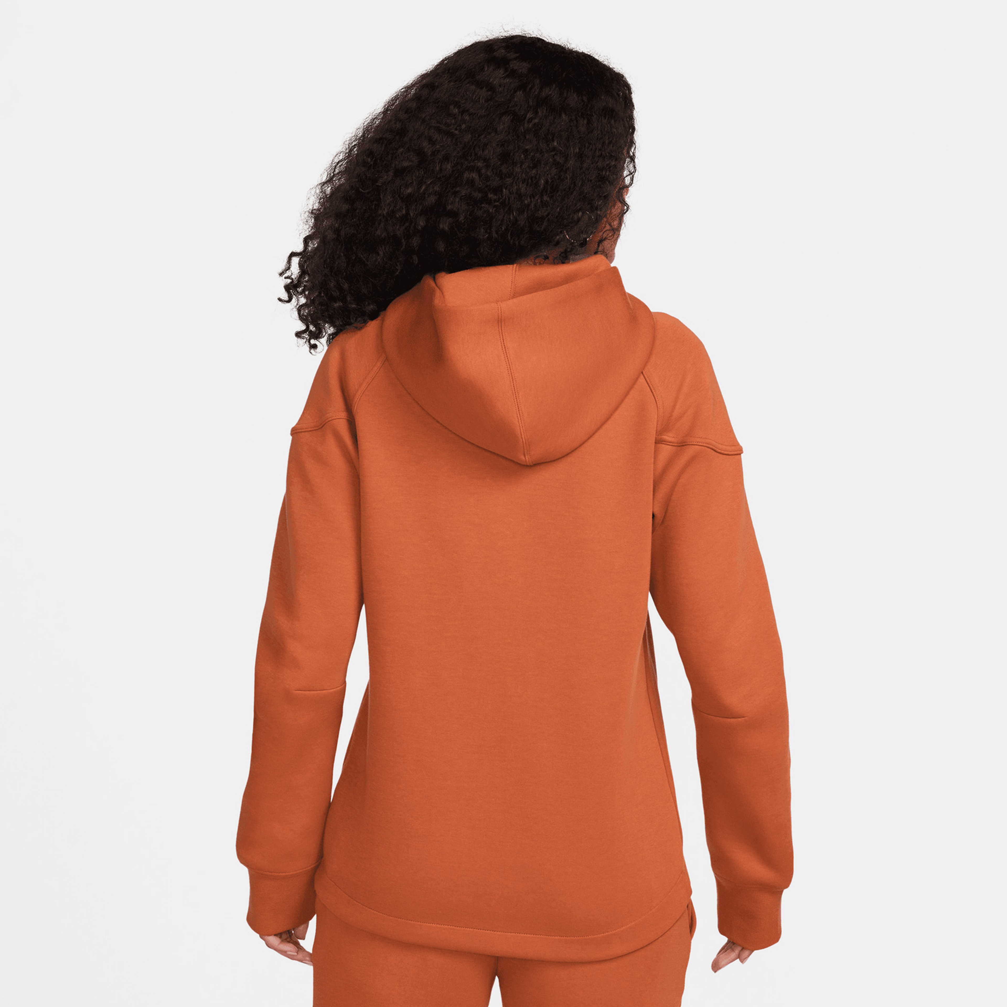 Nike Sportswear Tech Fleece Windrunner Kadın Turuncu Eşofman Üstü