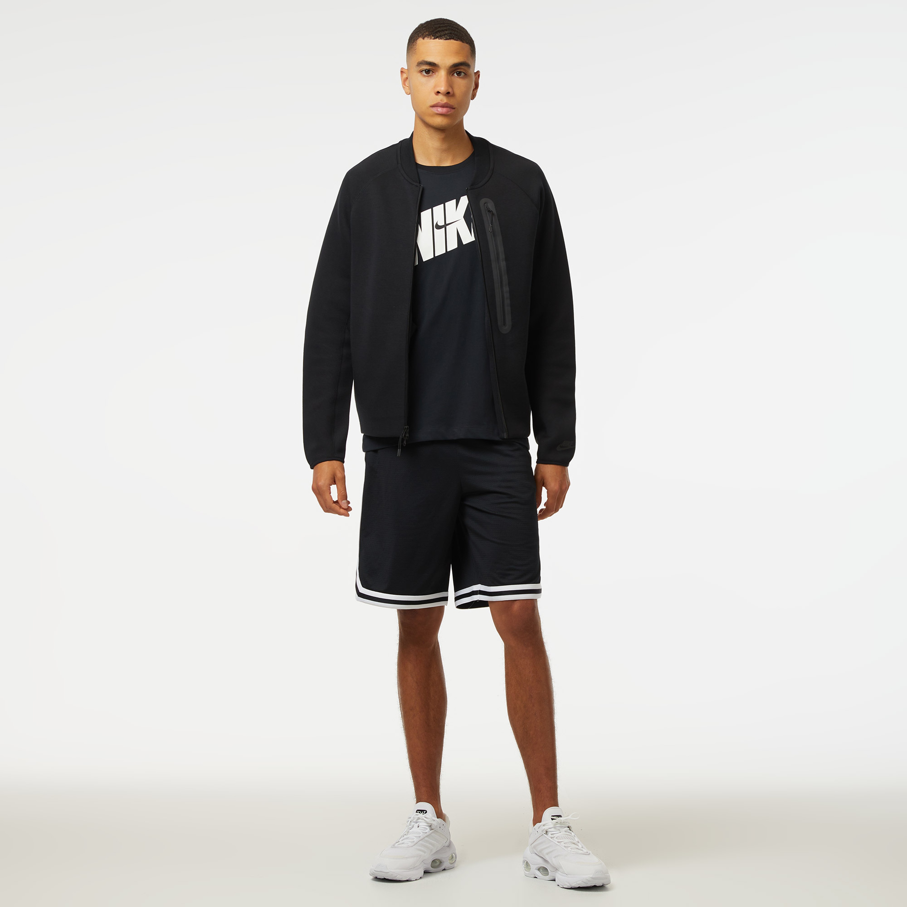 Nike Sportswear Tech Fleece Erkek Siyah Ceket