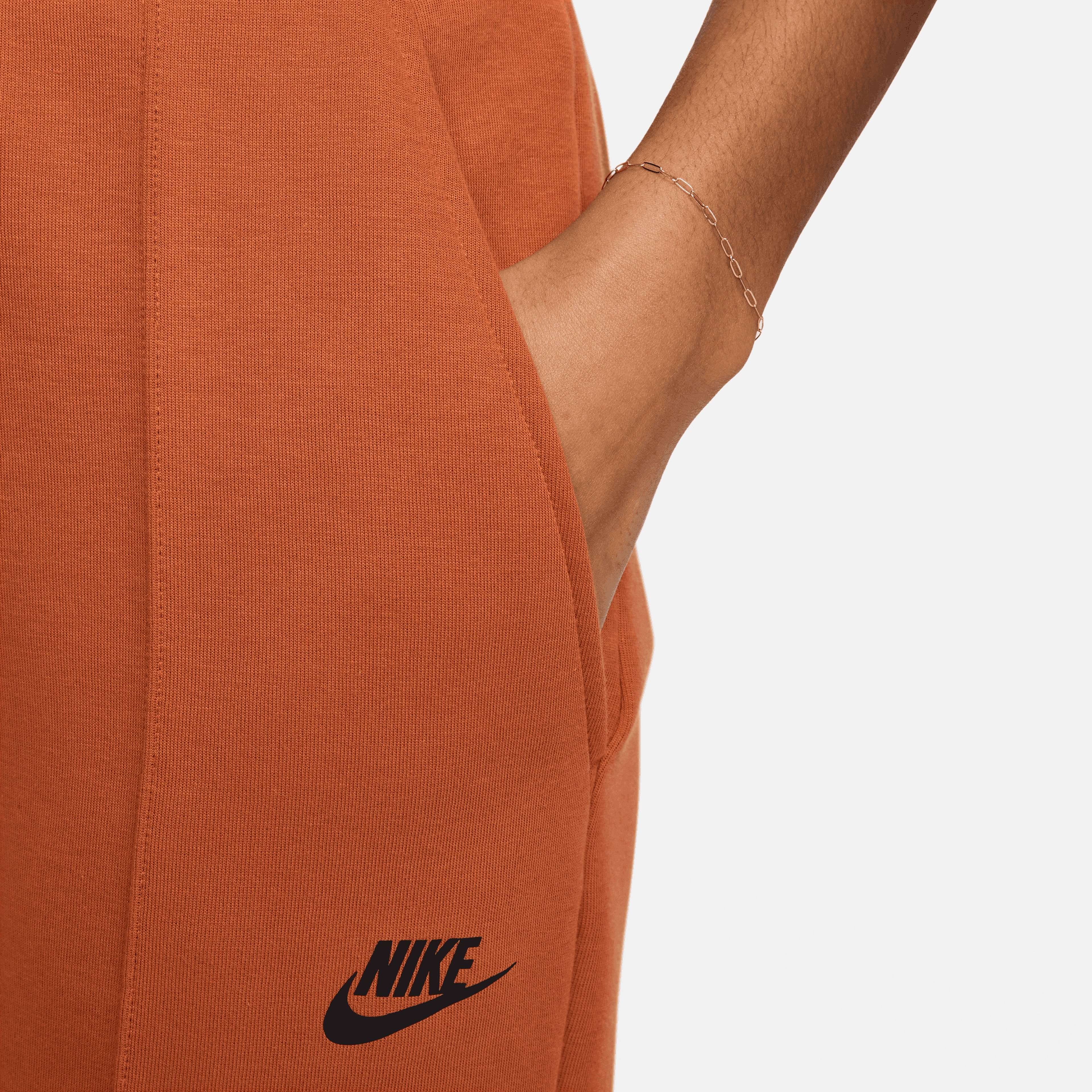 Nike Sportswear Tech Fleece Kadın Turuncu Eşofman Altı