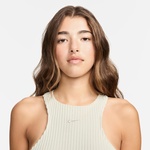 Nike Sportswear Chill Knit Kadın Krem Elbise