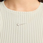 Nike Sportswear Chill Knit Kadın Krem Elbise