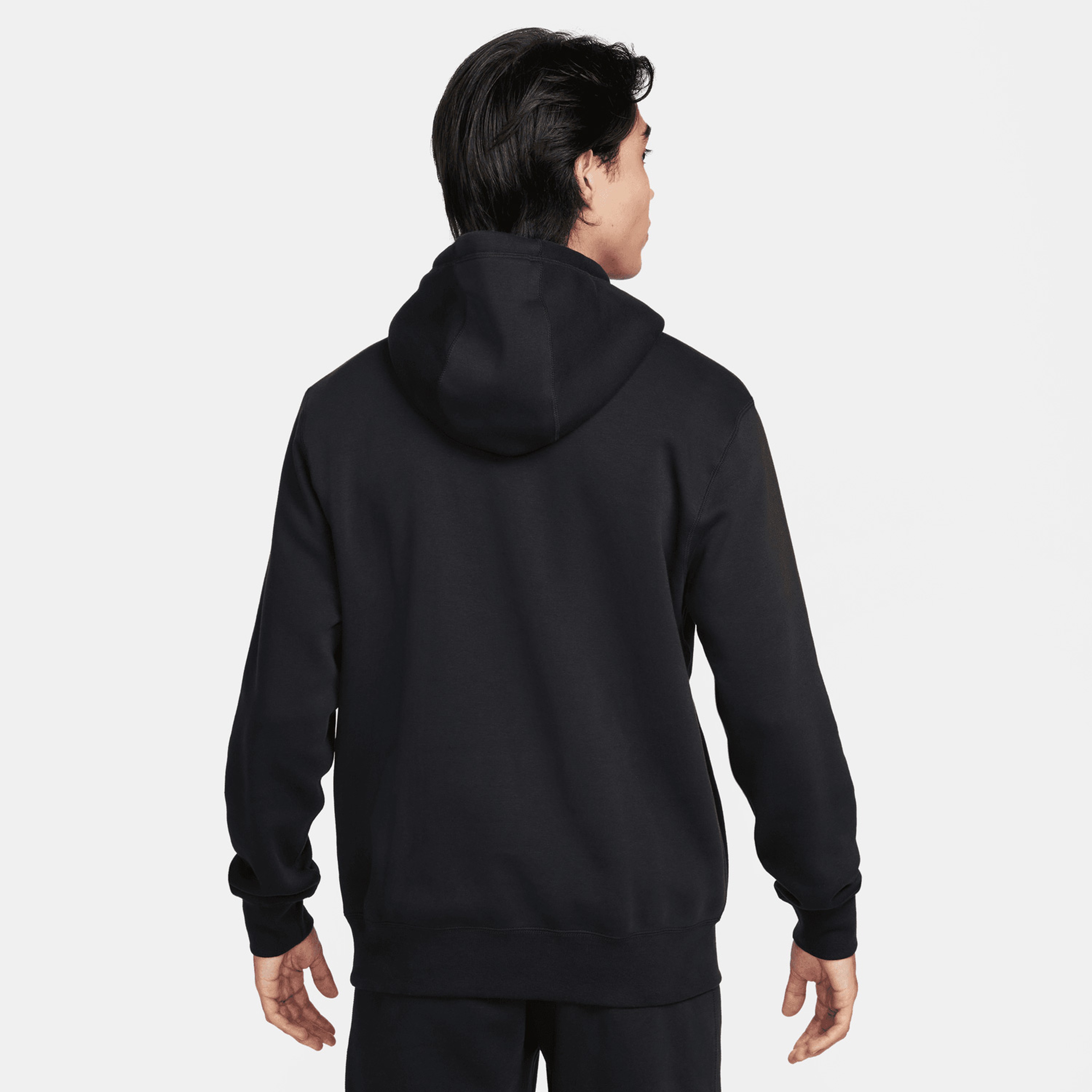 Nike Club Fleece Erkek Siyah Hoodie