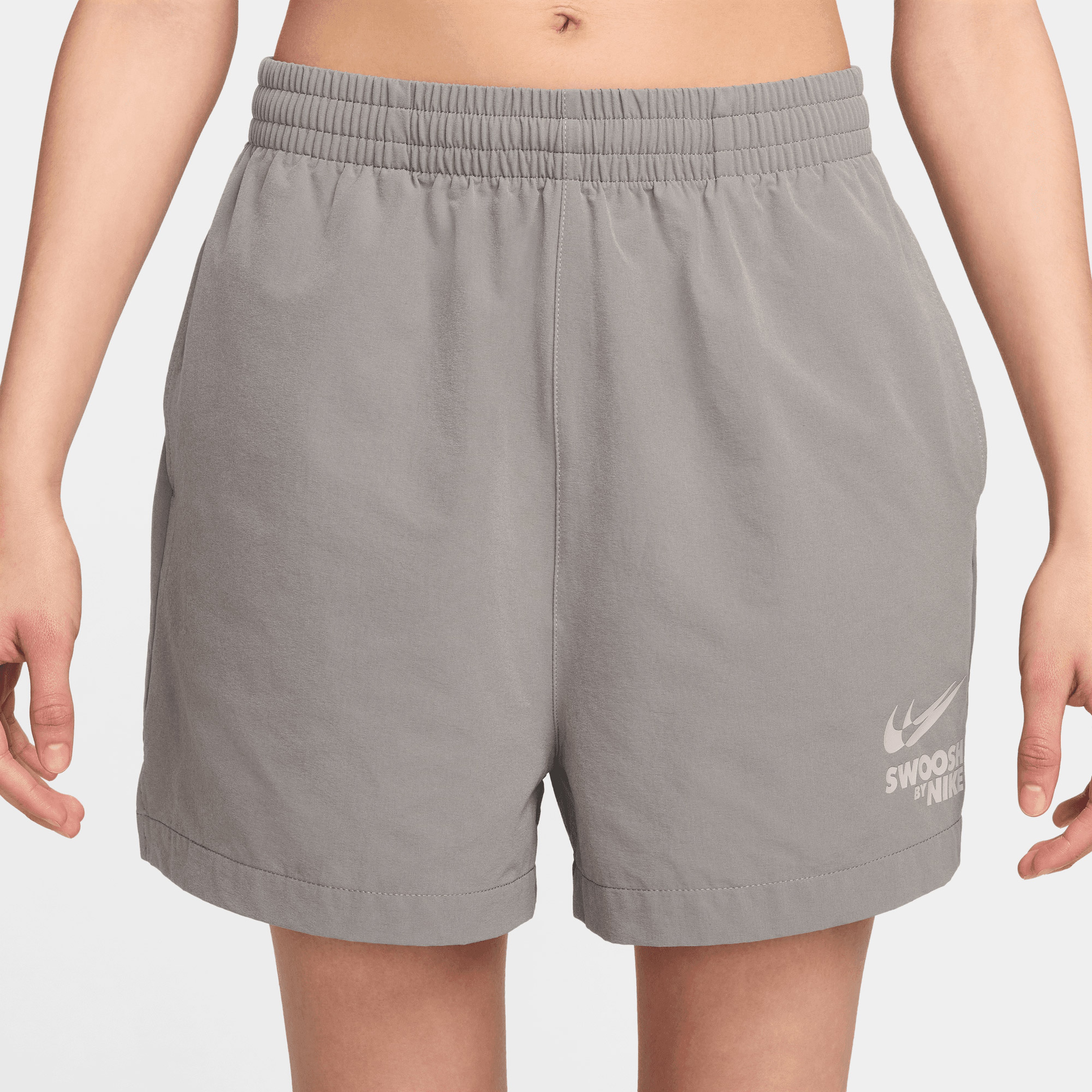 Nike Sportswear Woven Gls Kadın Gri Şort