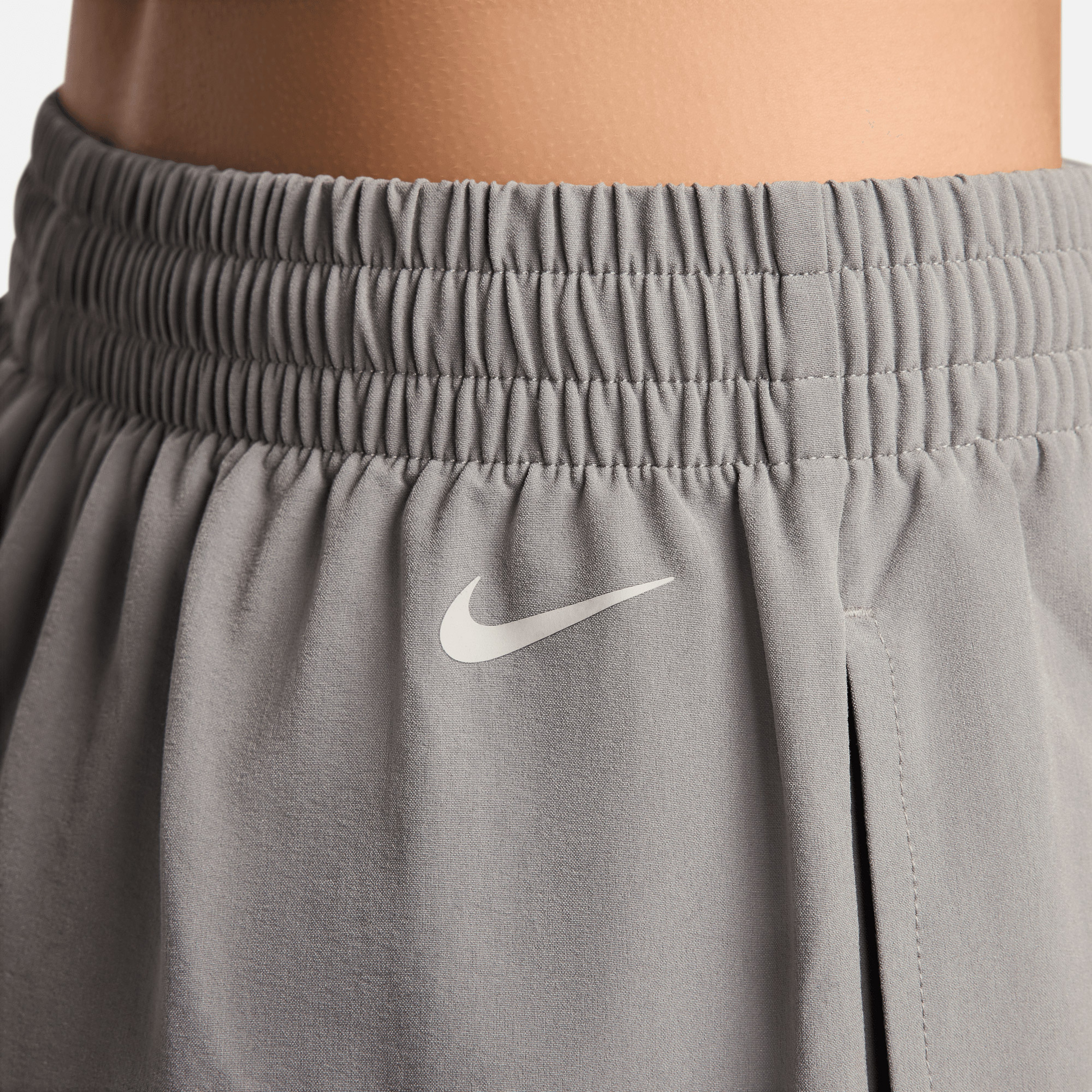 Nike Sportswear Woven Gls Kadın Gri Şort