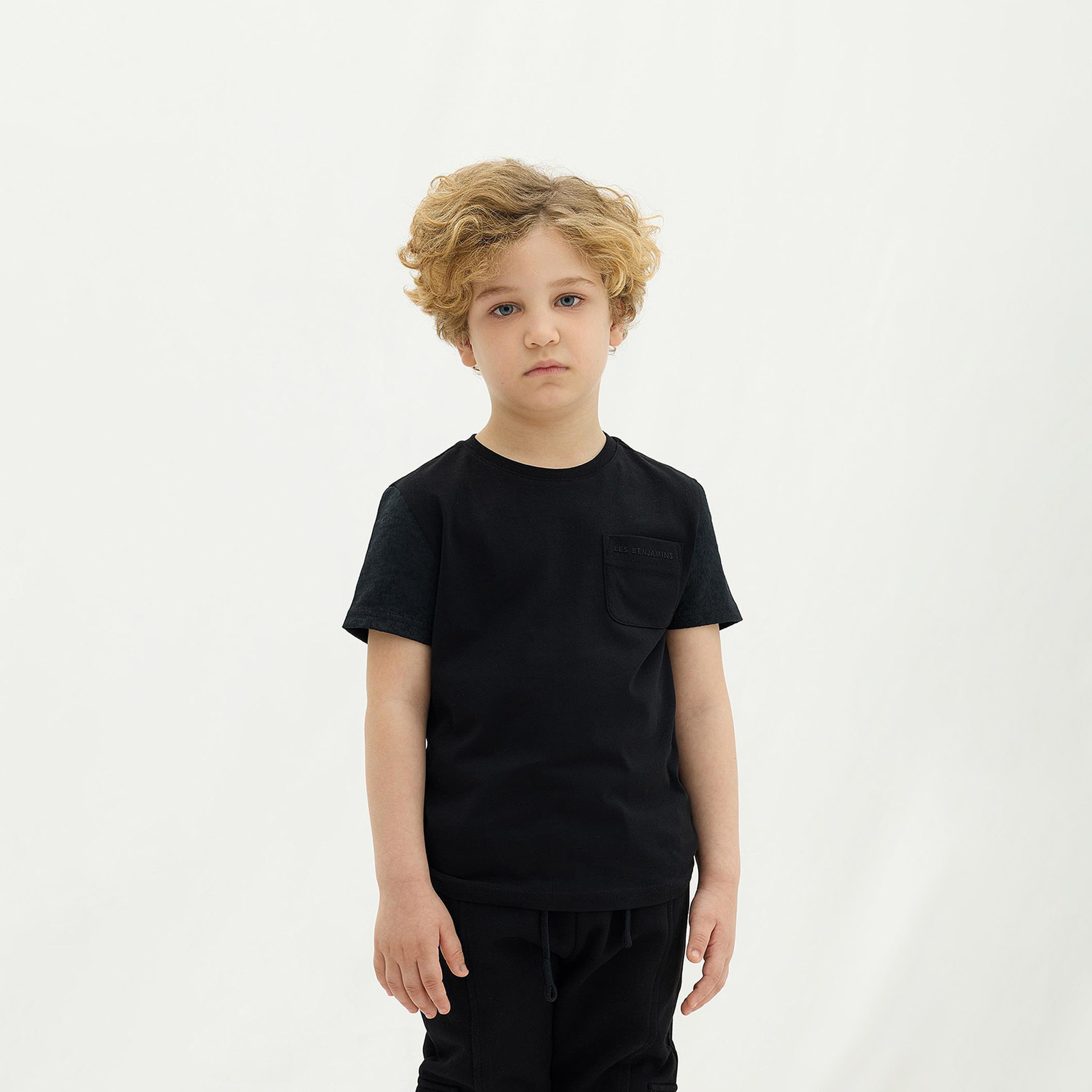 Les Benjamins 401 Çocuk Siyah T-Shirt