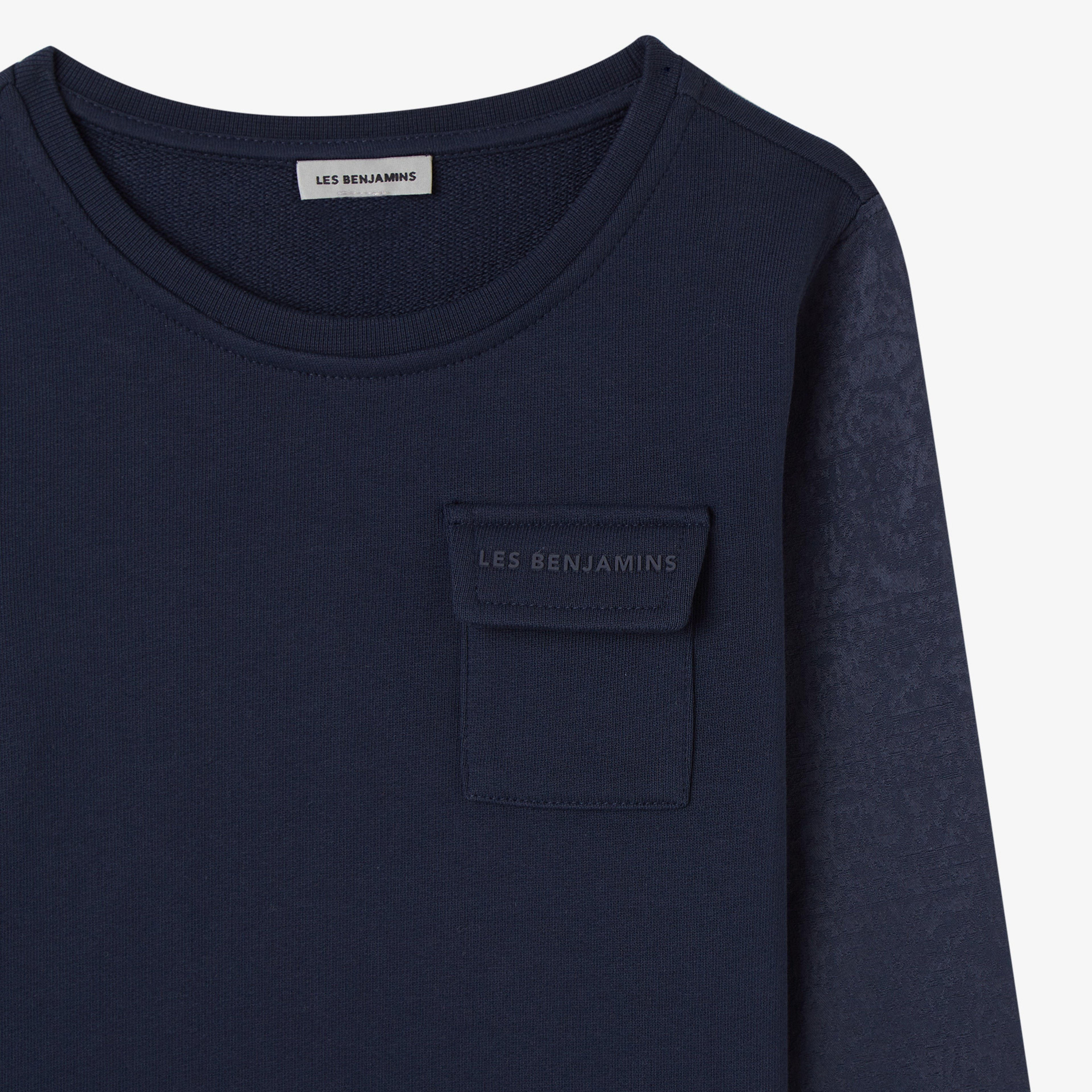 Les Benjamins 402 Çocuk Lacivert Sweatshirt