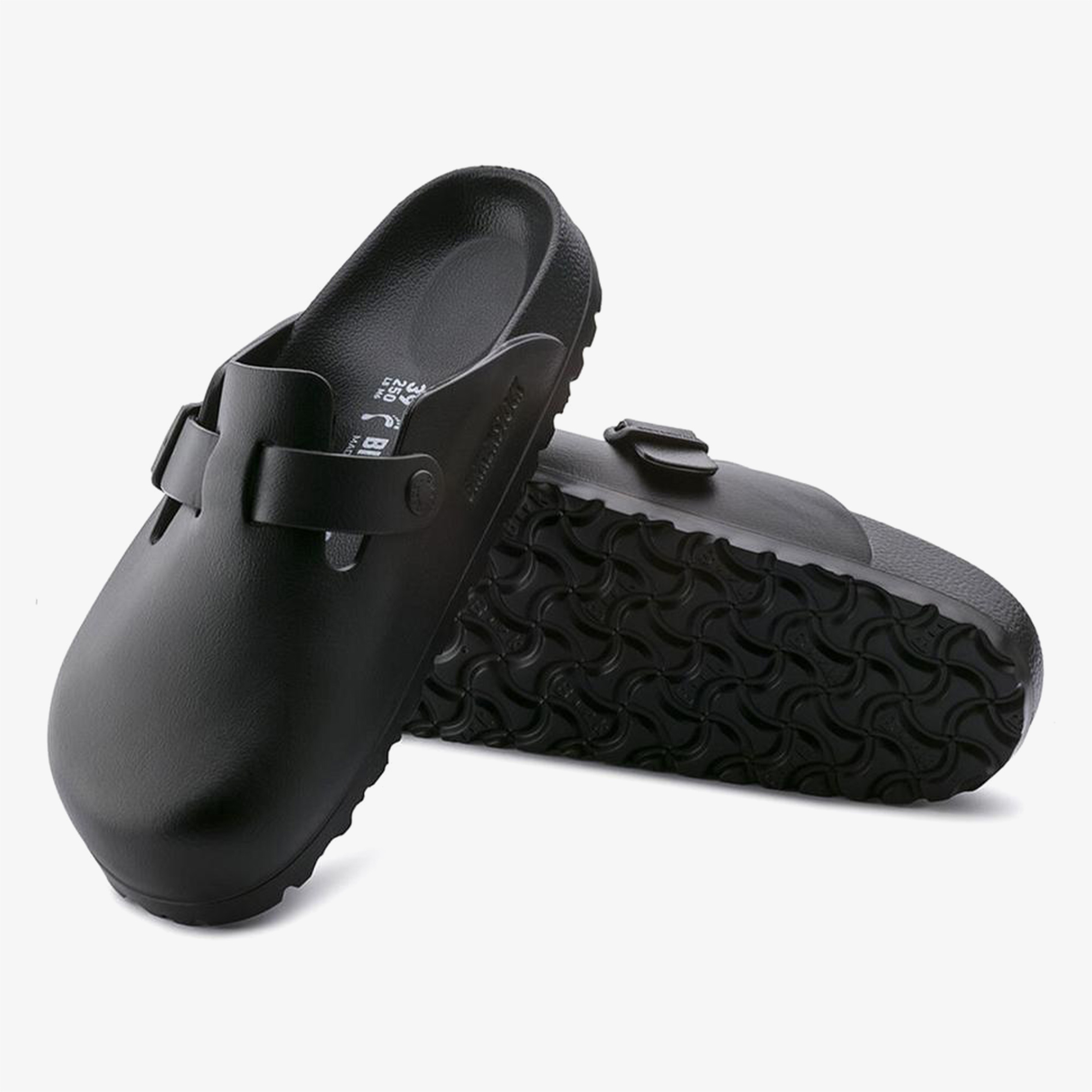 Birkenstock Boston Eva Erkek Siyah Terlik