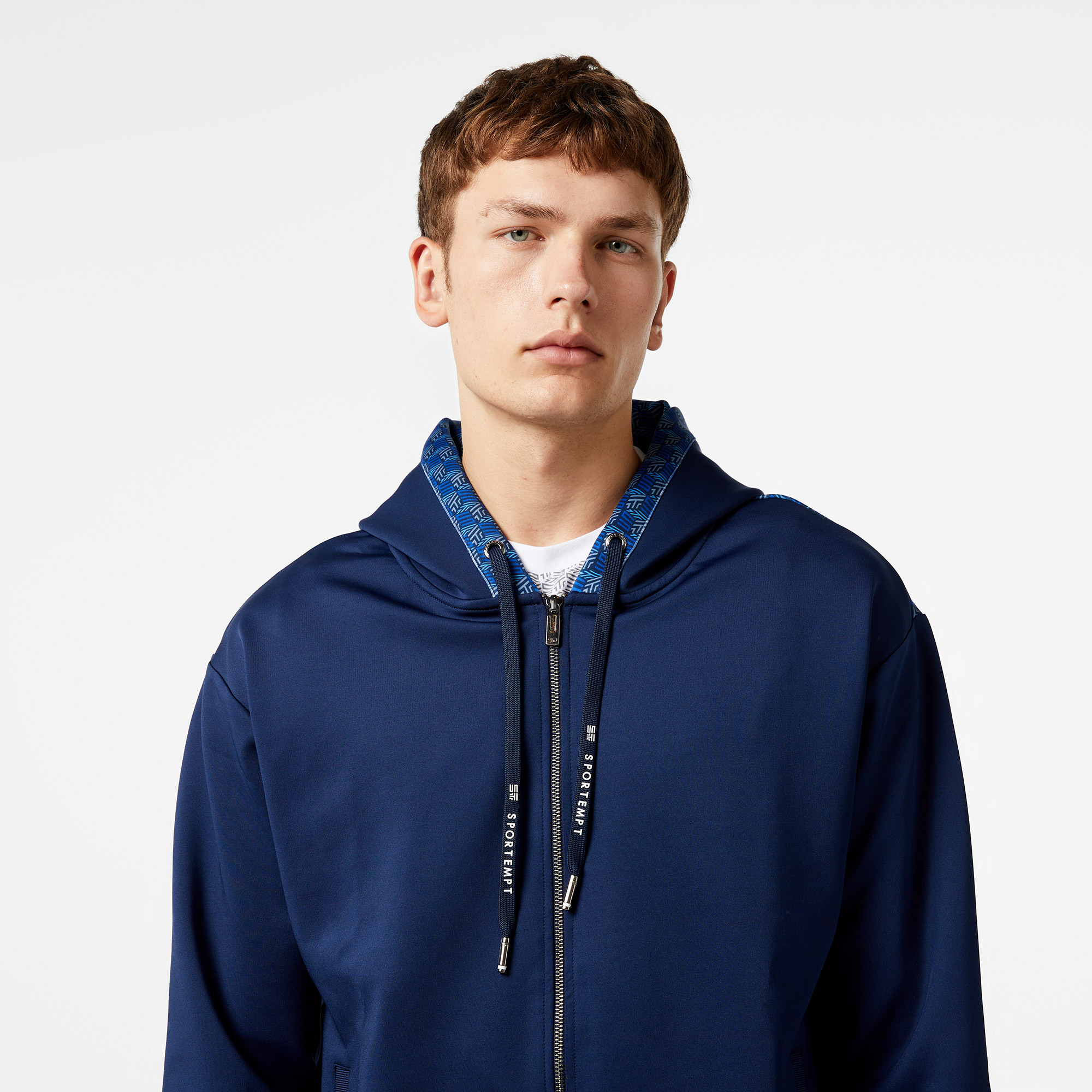 Sportempt St197 Erkek Lacivert Sweatshirt