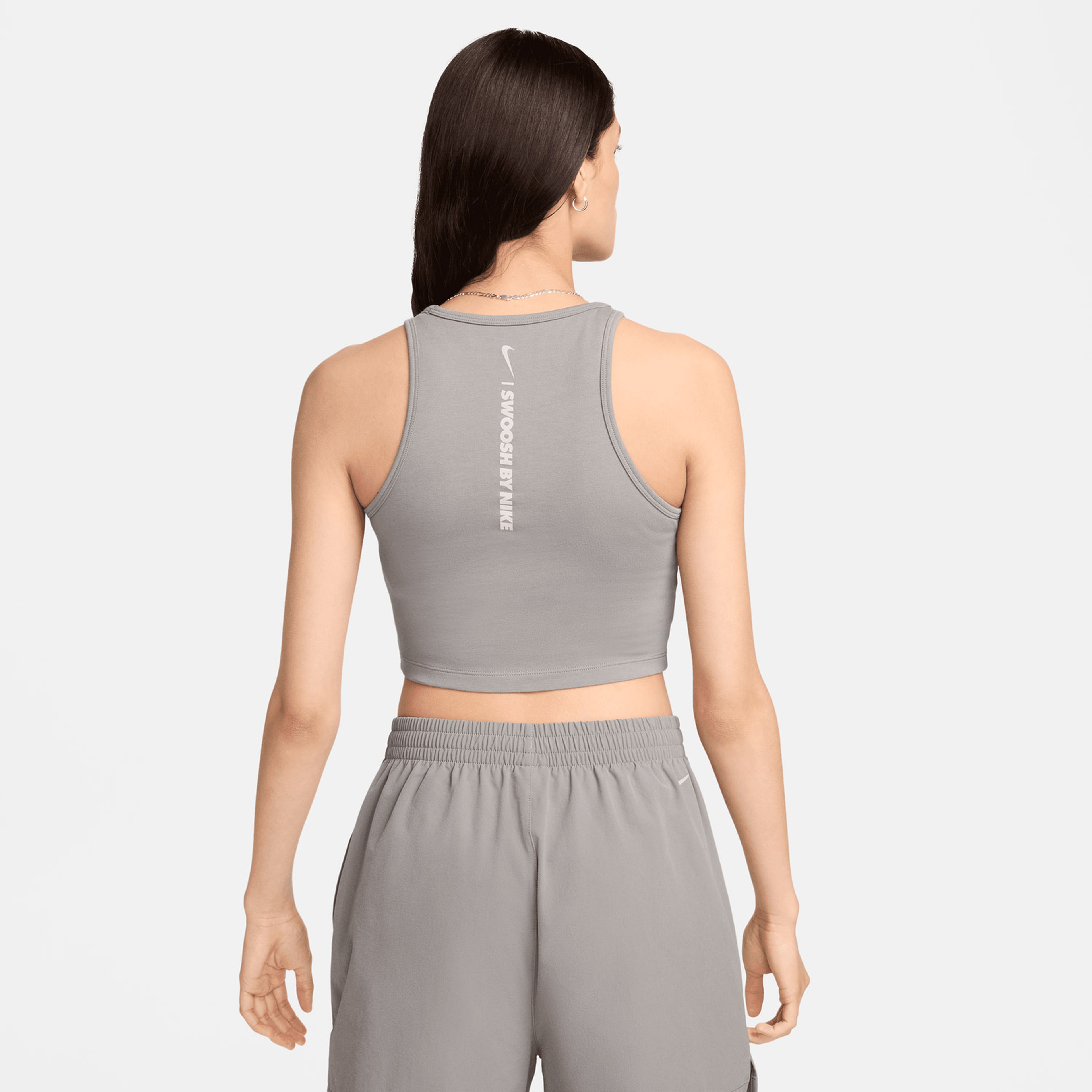 Nike Sportswear Kadın Gri Crop T-Shirt