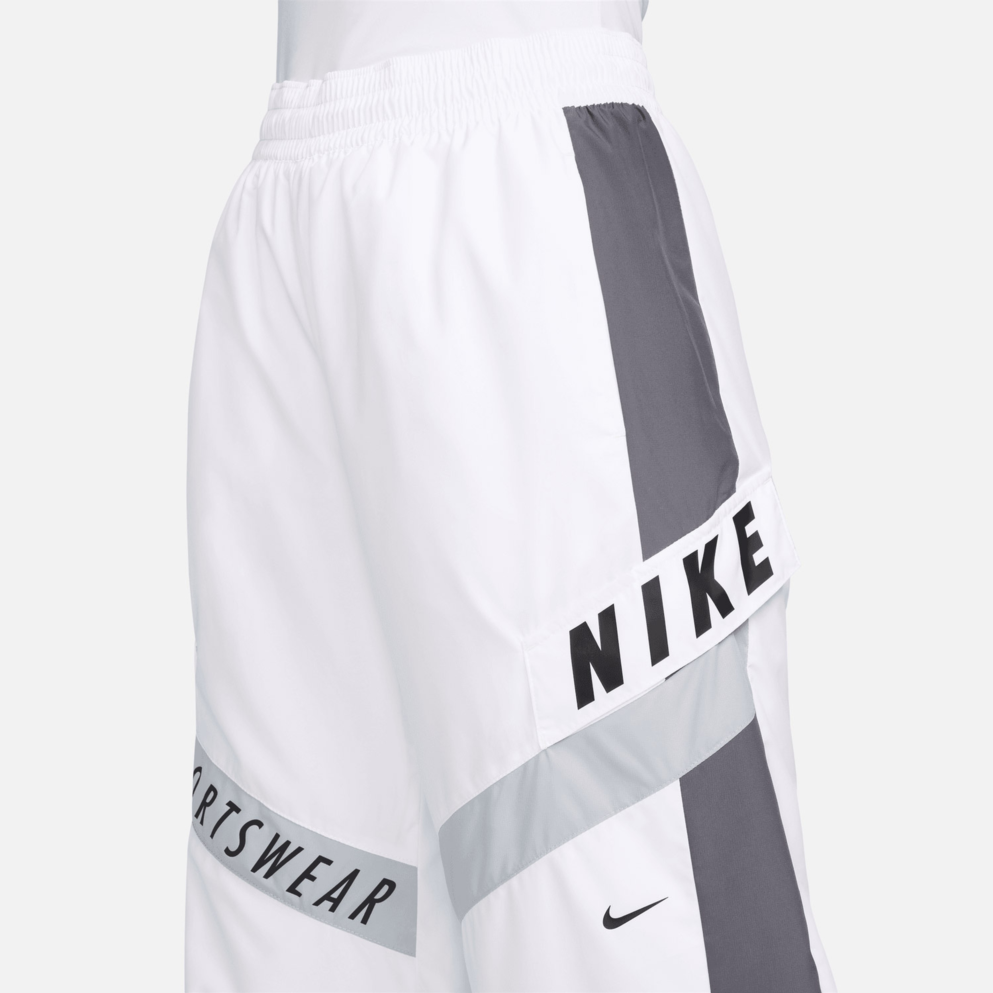 Nike Nsw Wvn Os Hr Sw Kadın Beyaz Eşofman Altı