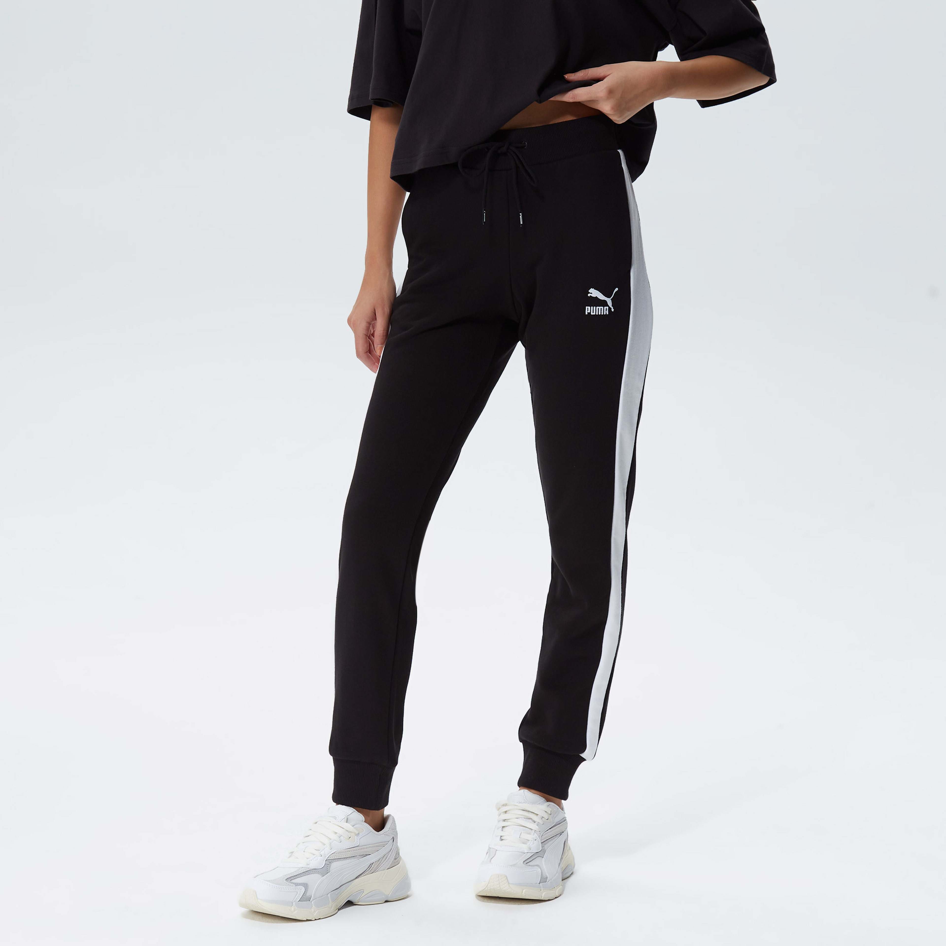 Puma Iconic T7 Kadın Siyah Eşofman Altı