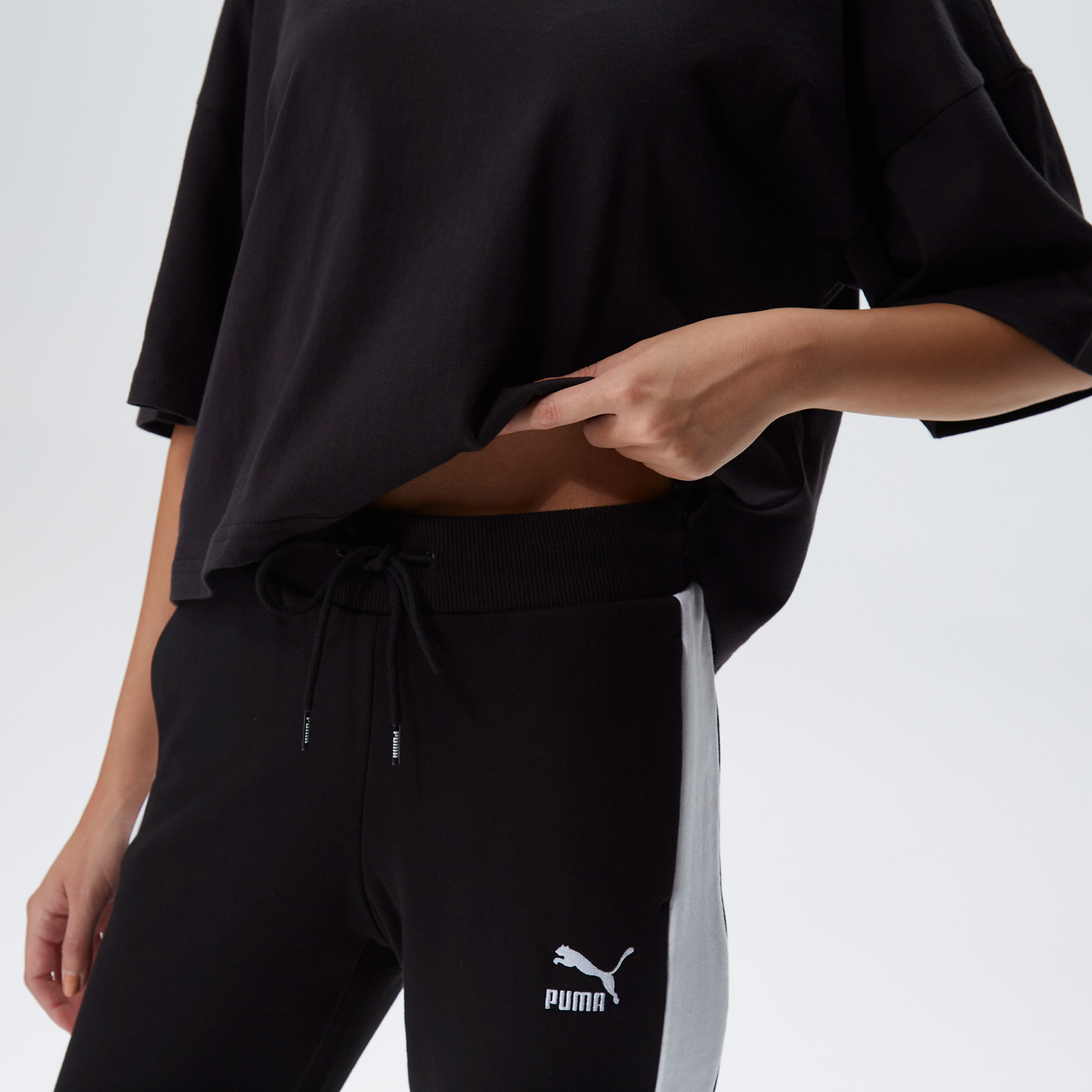 Puma Iconic T7 Kadın Siyah Eşofman Altı