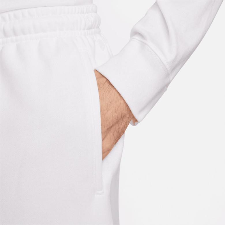 Nike Club Fleece Erkek Beyaz Şort