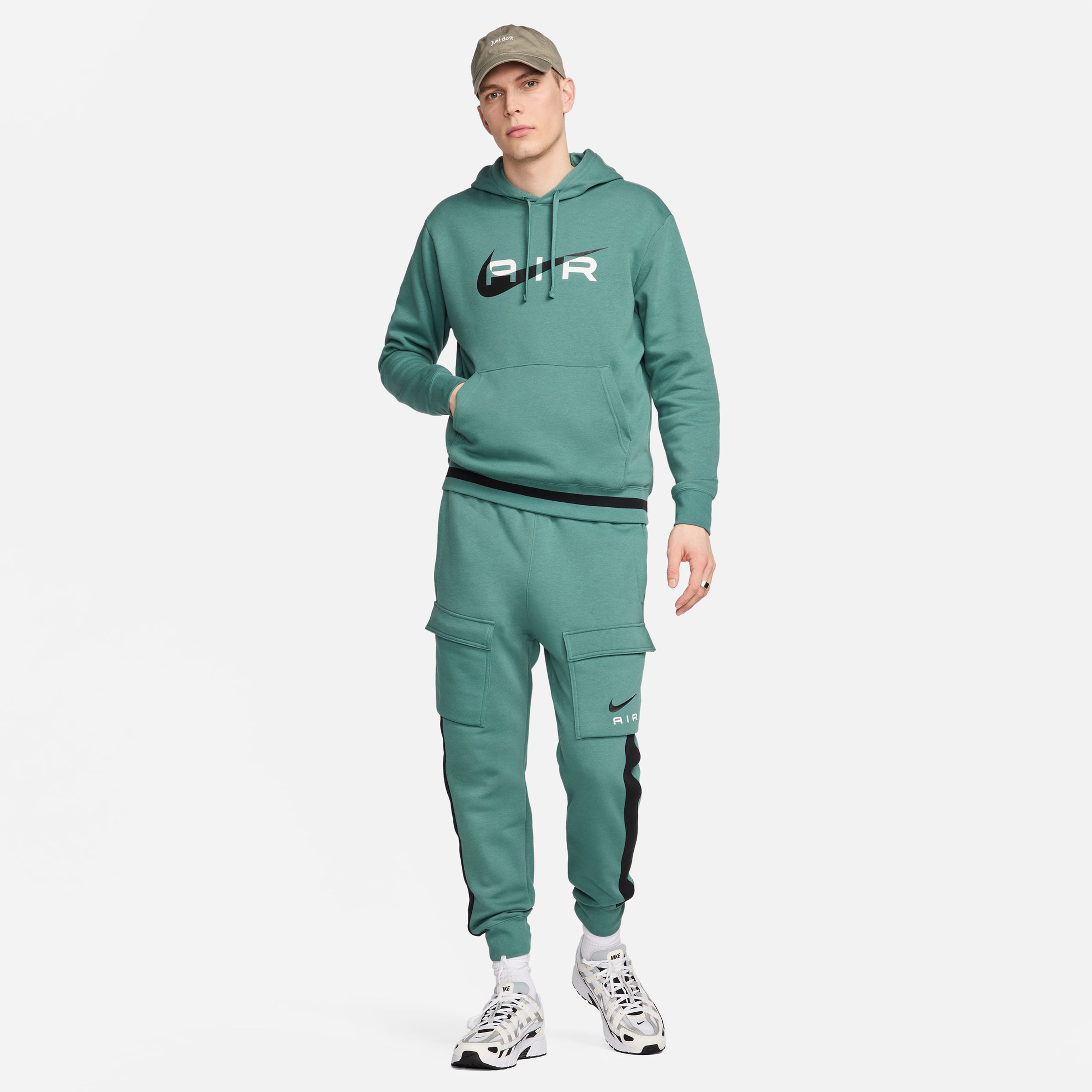 Nike Air Erkek Yeşil Hoodie