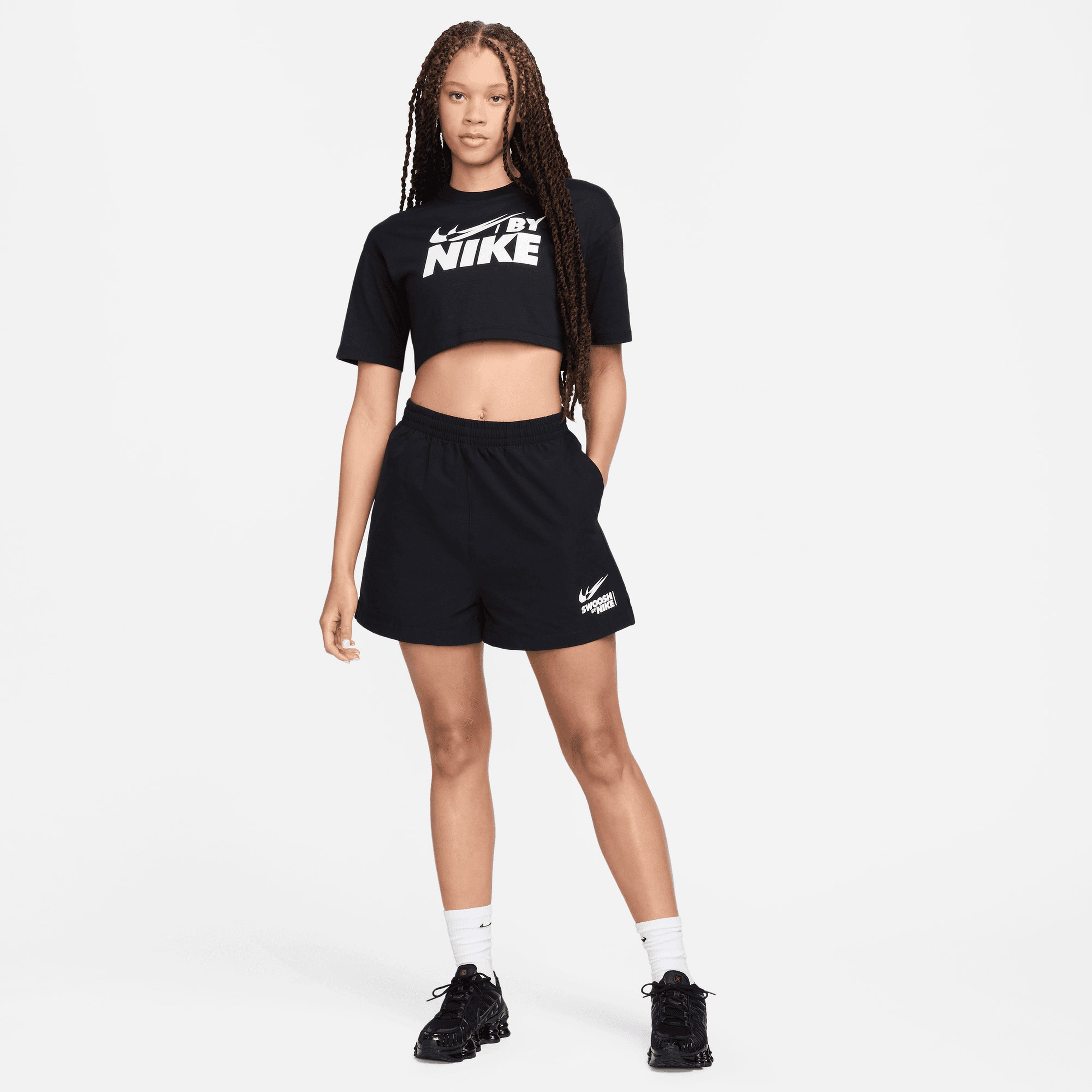 Nike NSW Woven Kadın Siyah Şort