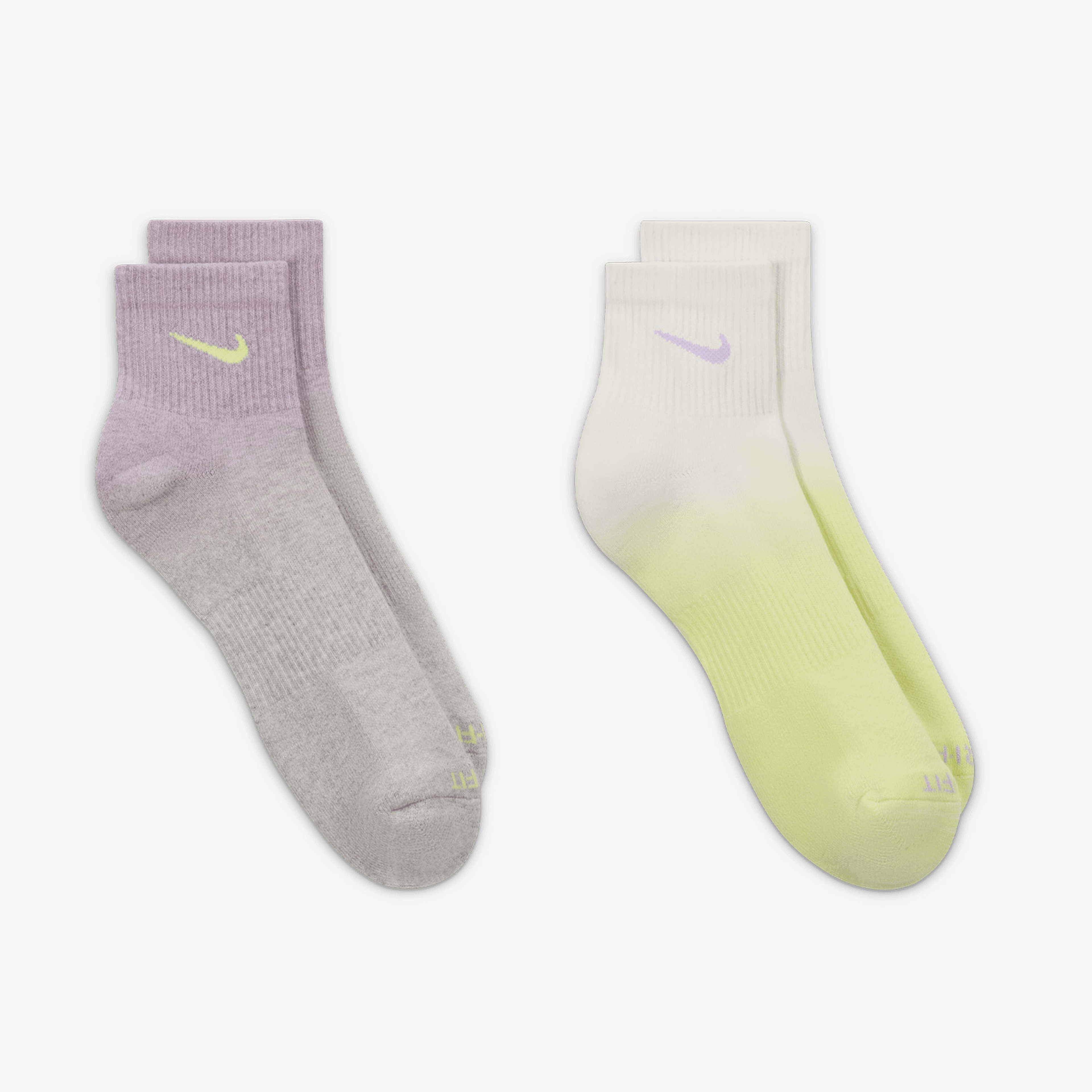 Nike Everyday Plus Unisex Renkli 2'li Çorap