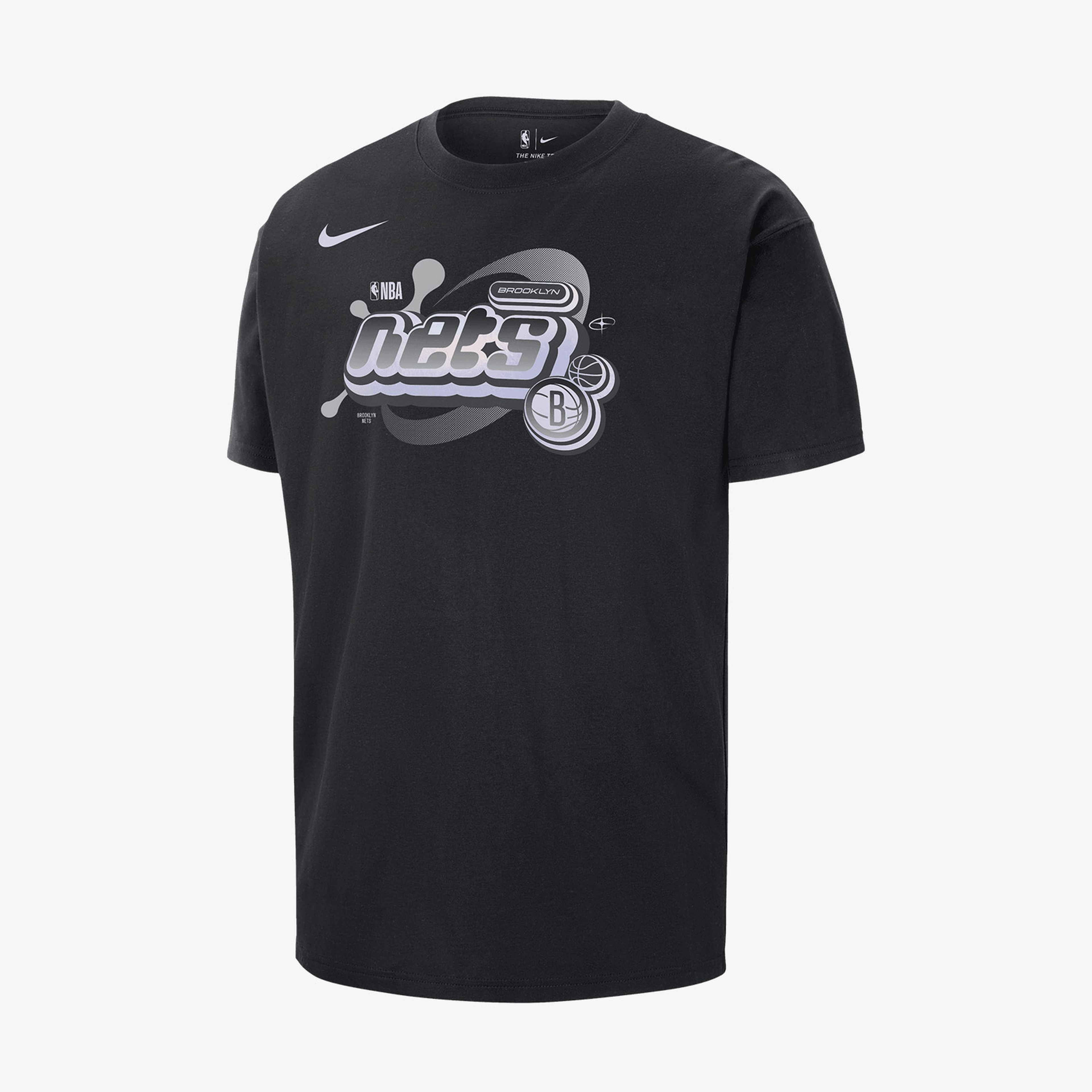 Nike Brooklyn Nets Courtside Erkek Siyah T-Shirt