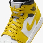 Jordan Air Jordan 1 Mid Kadın Sarı Sneaker
