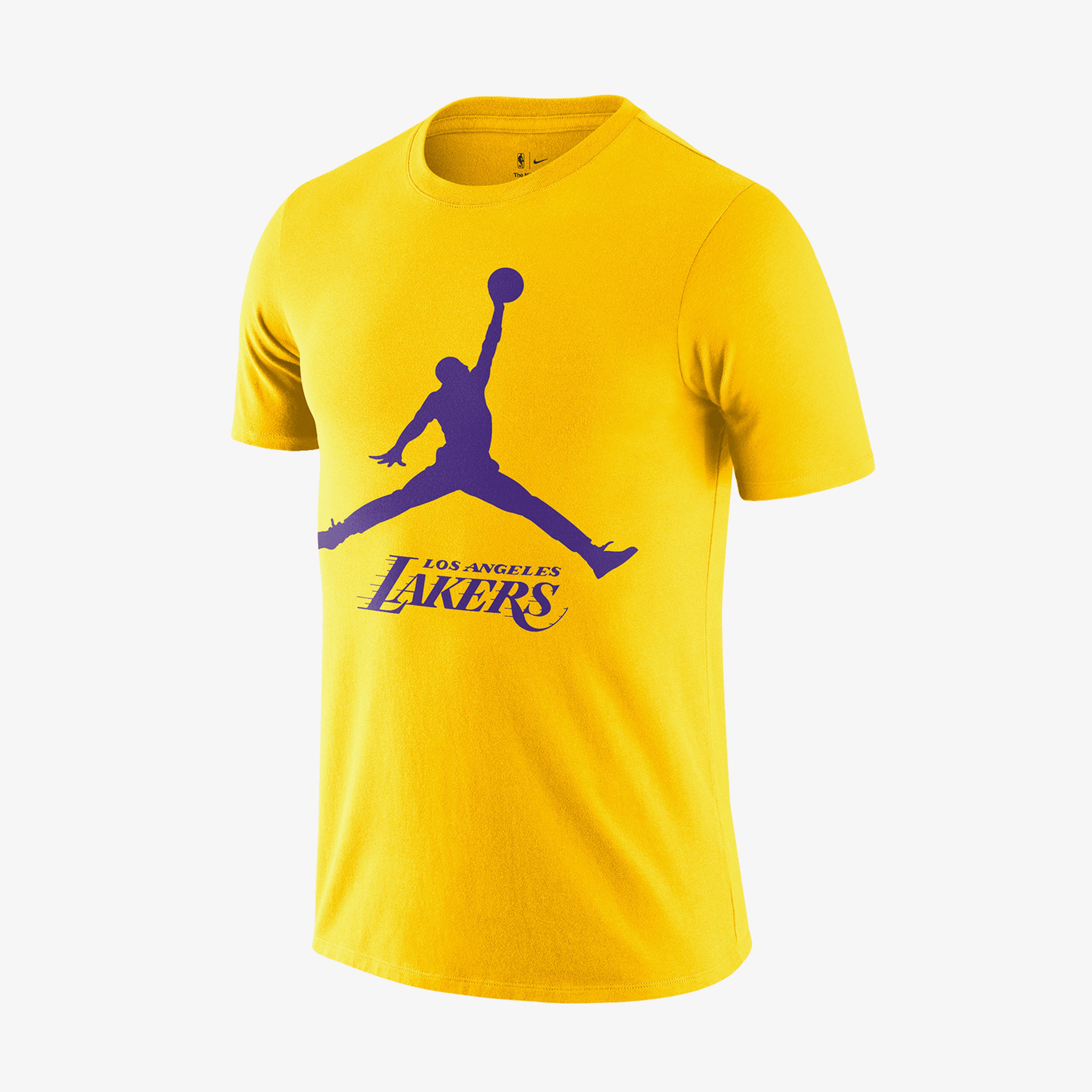 Nike Los Angeles Lakers Essential Erkek Sarı T-Shirt