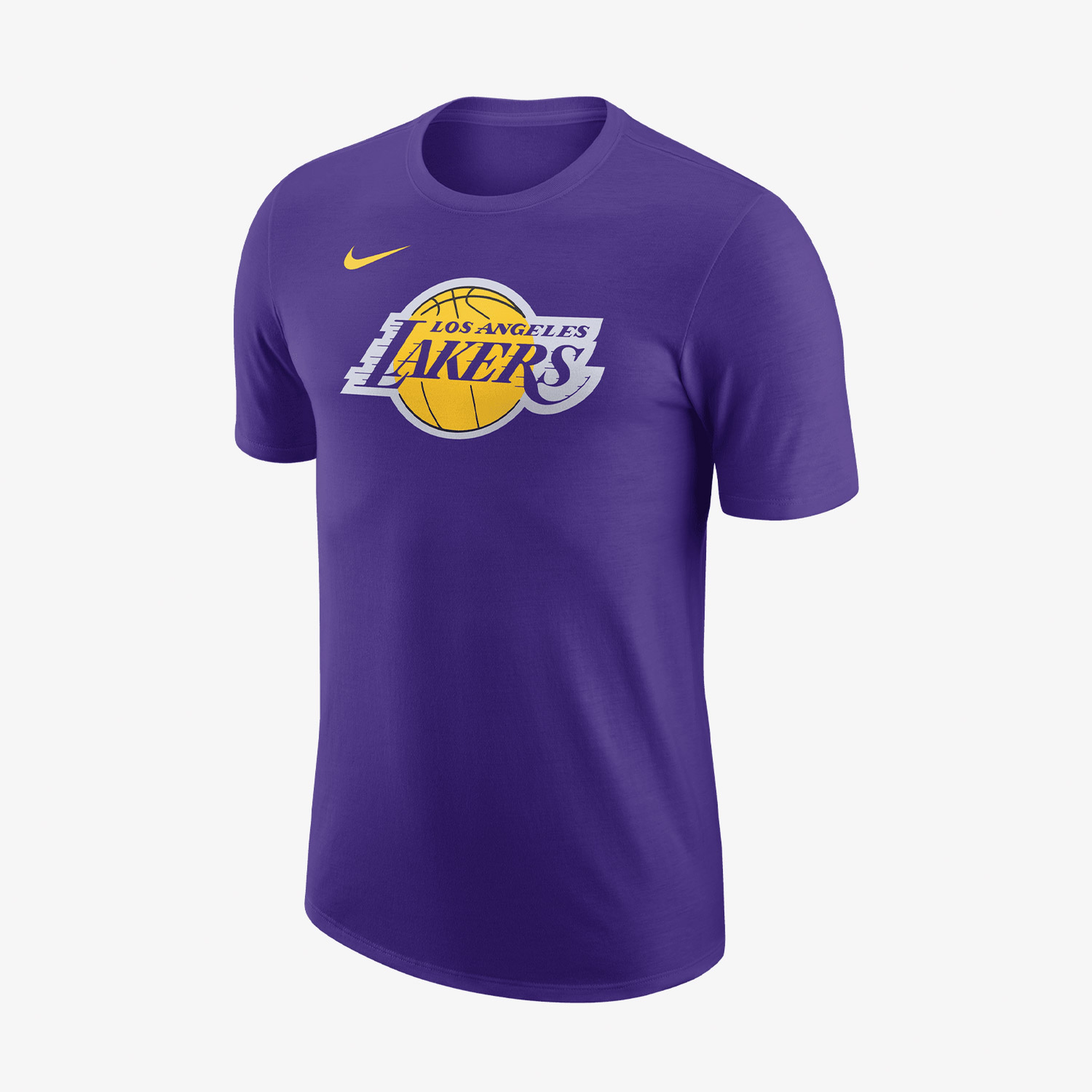 Nike Los Angeles Lakers Essential Erkek Mor T-Shirt