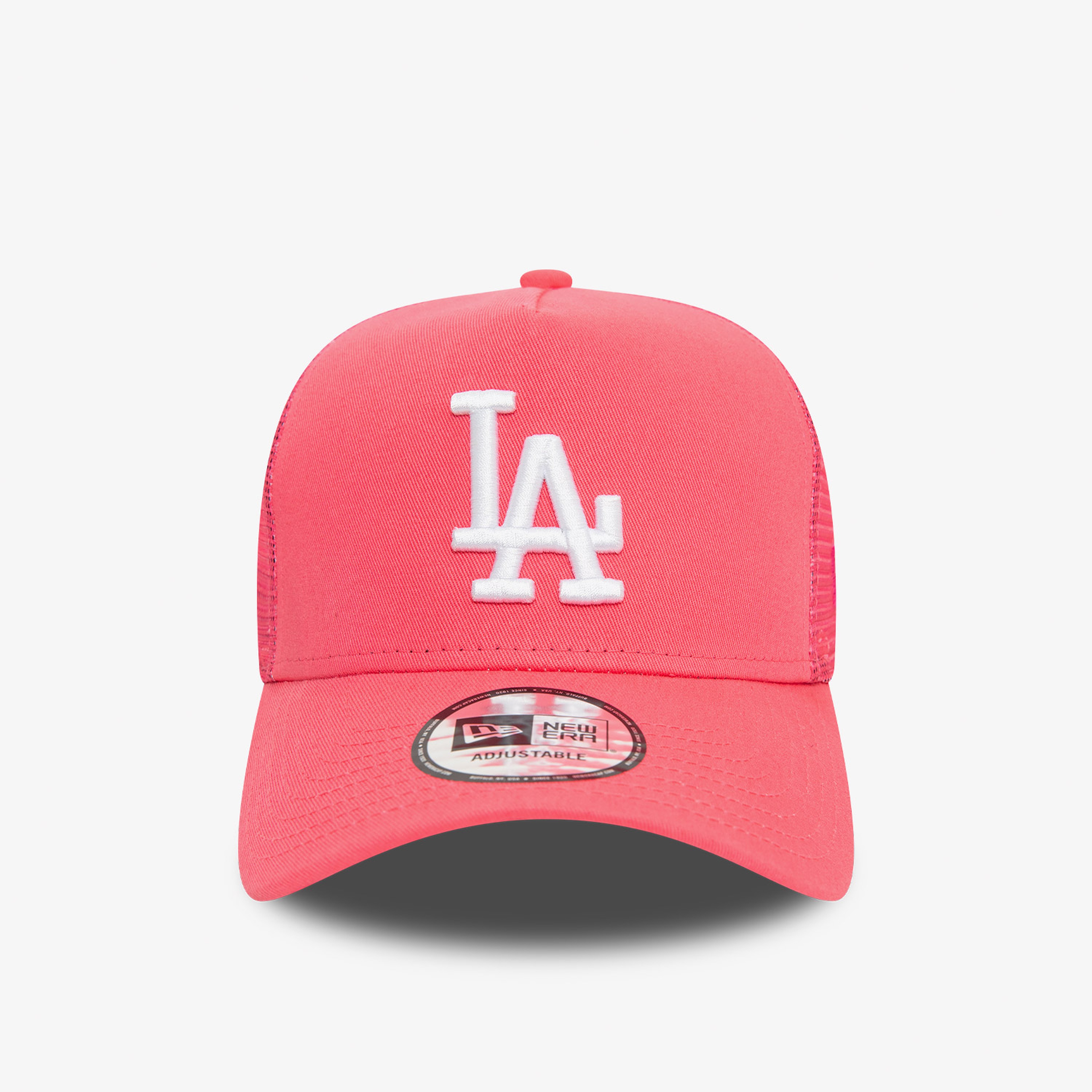 New Era A-Frame Mesh Trucker Cap - Los Angeles Dodgers Unisex Pembe Şapka