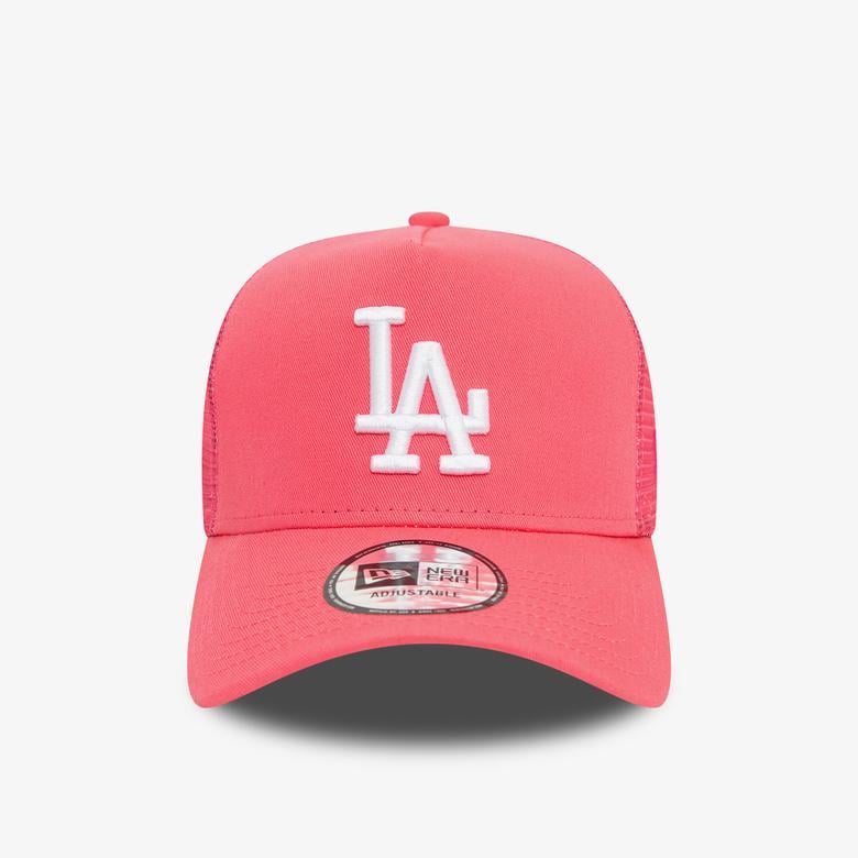 New Era A-Frame Mesh Trucker Cap - Los Angeles Dodgers Unisex Pembe Şapka