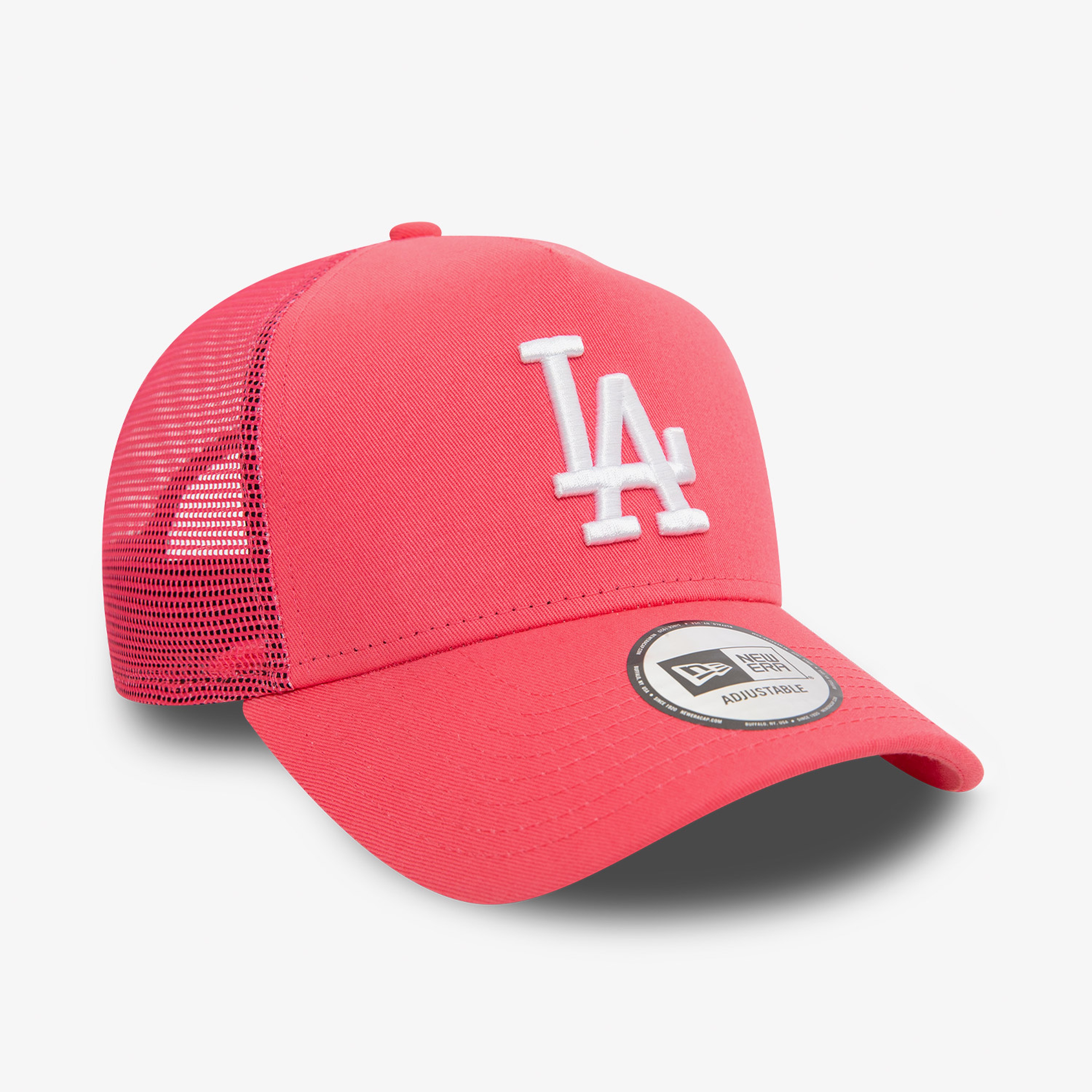 New Era A-Frame Mesh Trucker Cap - Los Angeles Dodgers Unisex Pembe Şapka