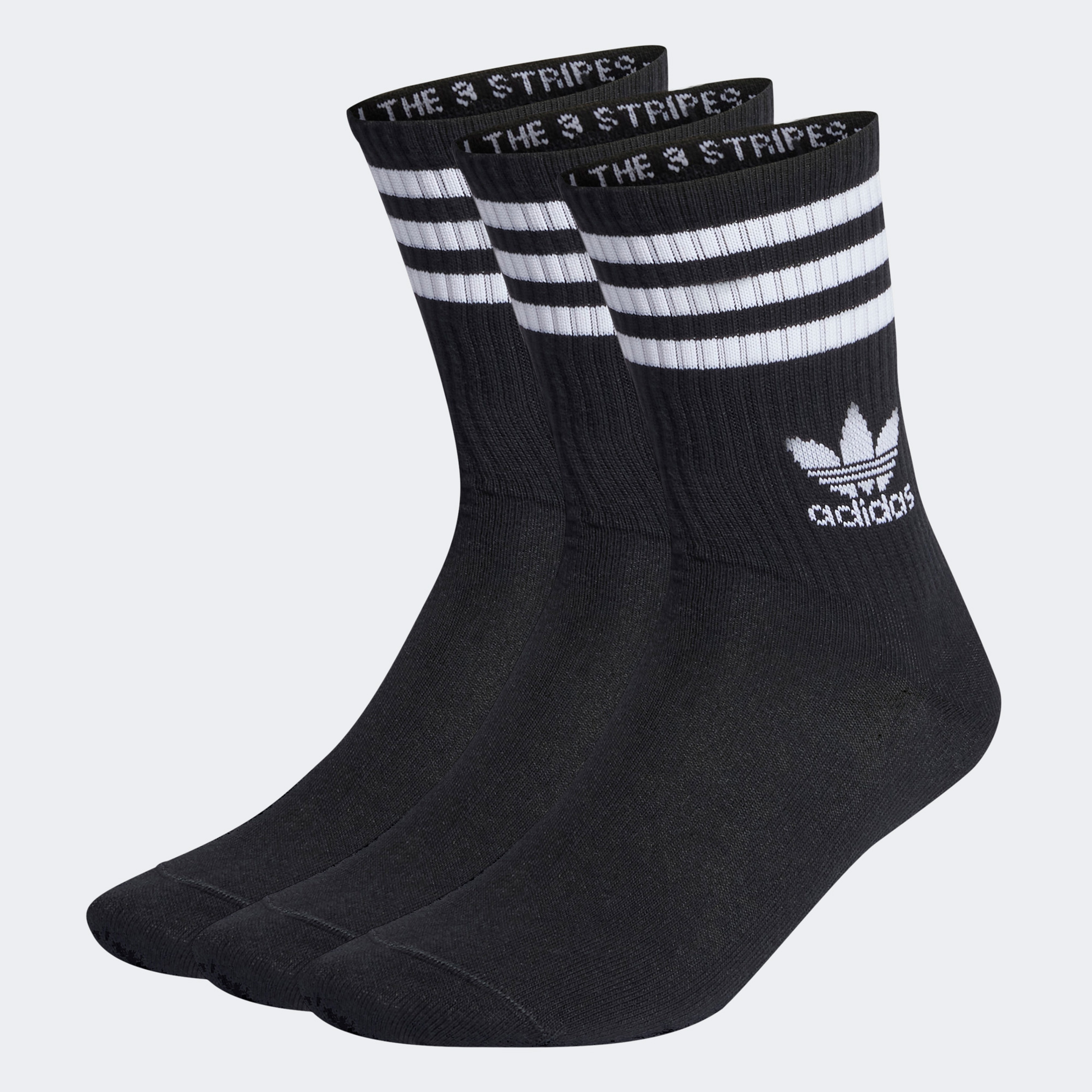 adidas Trefoil Cushion Crew Unisex Siyah 3'lü Çorap