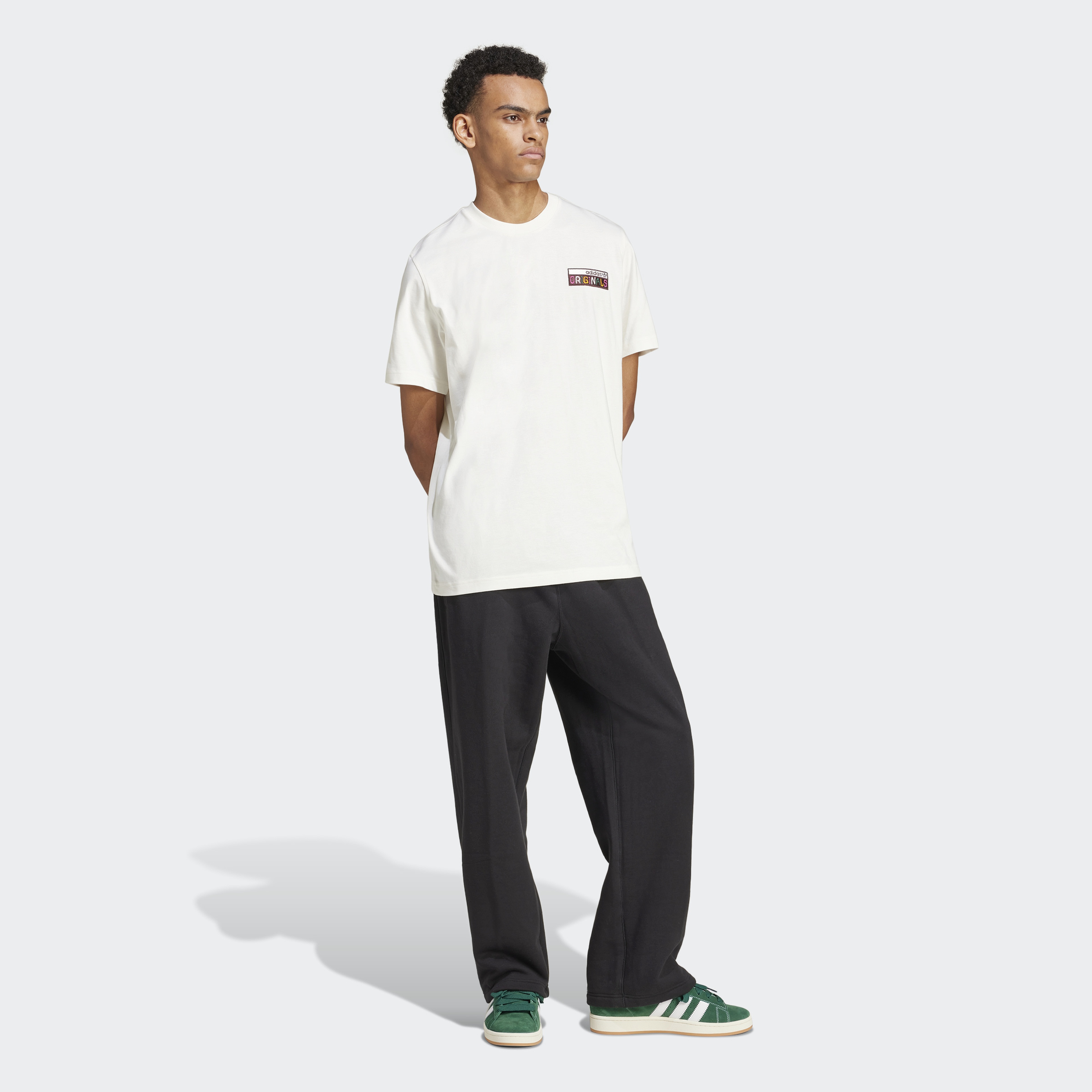 adidas 80S Premium Graphic Erkek Beyaz T-Shirt