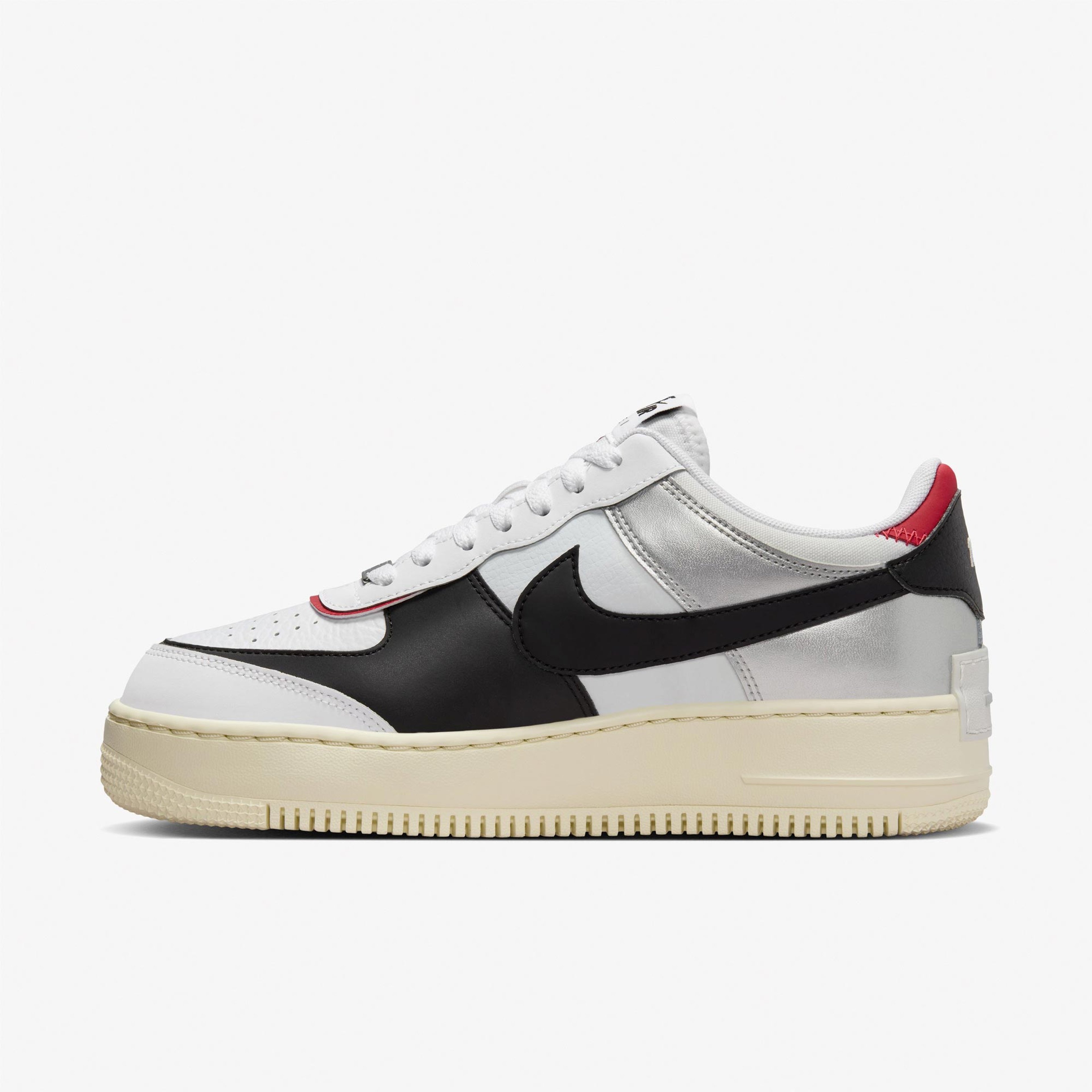 Nike Air Force 1 Shadow Kadın Kırmızı Beyaz Sneaker