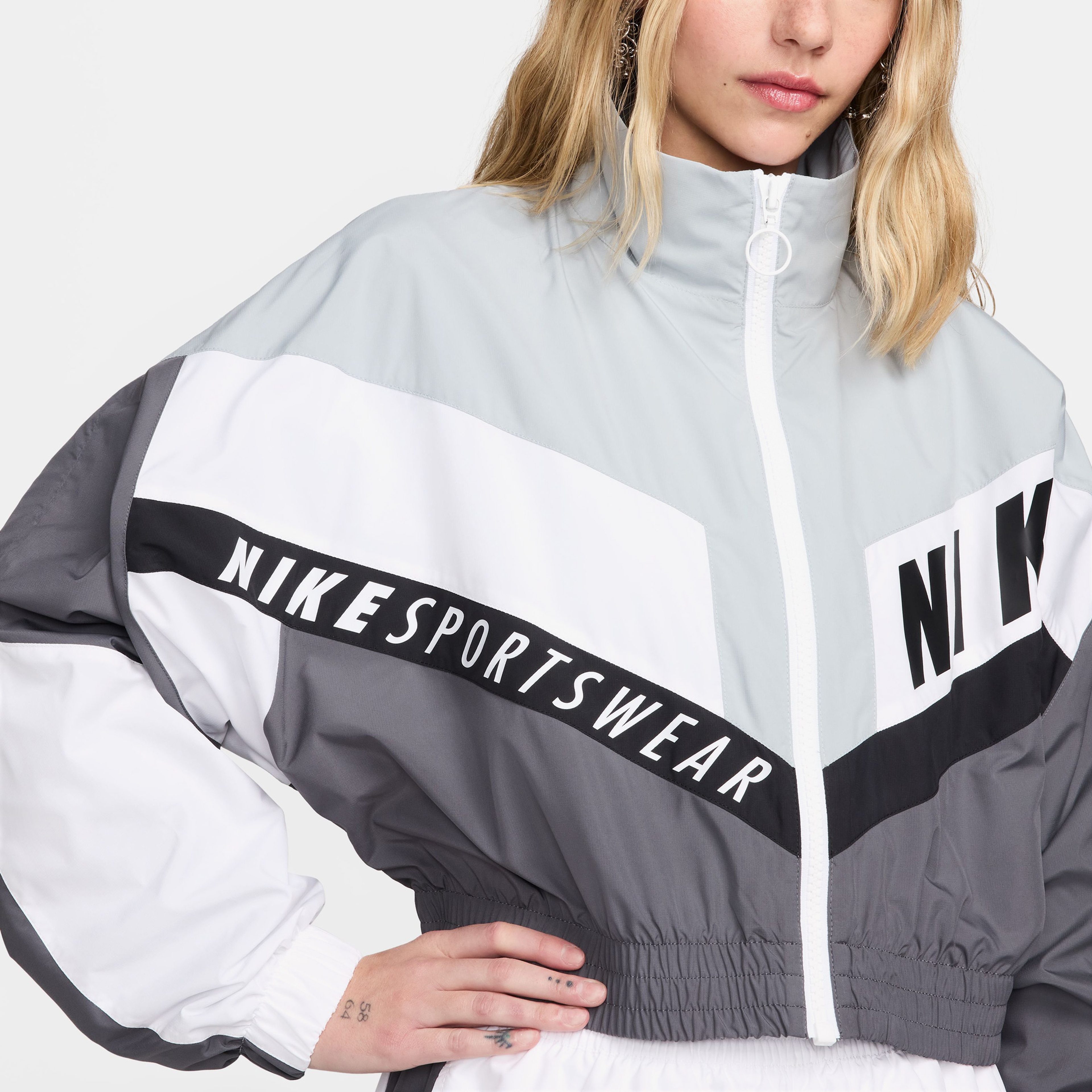 Nike Sportswear Kadın Gri Ceket