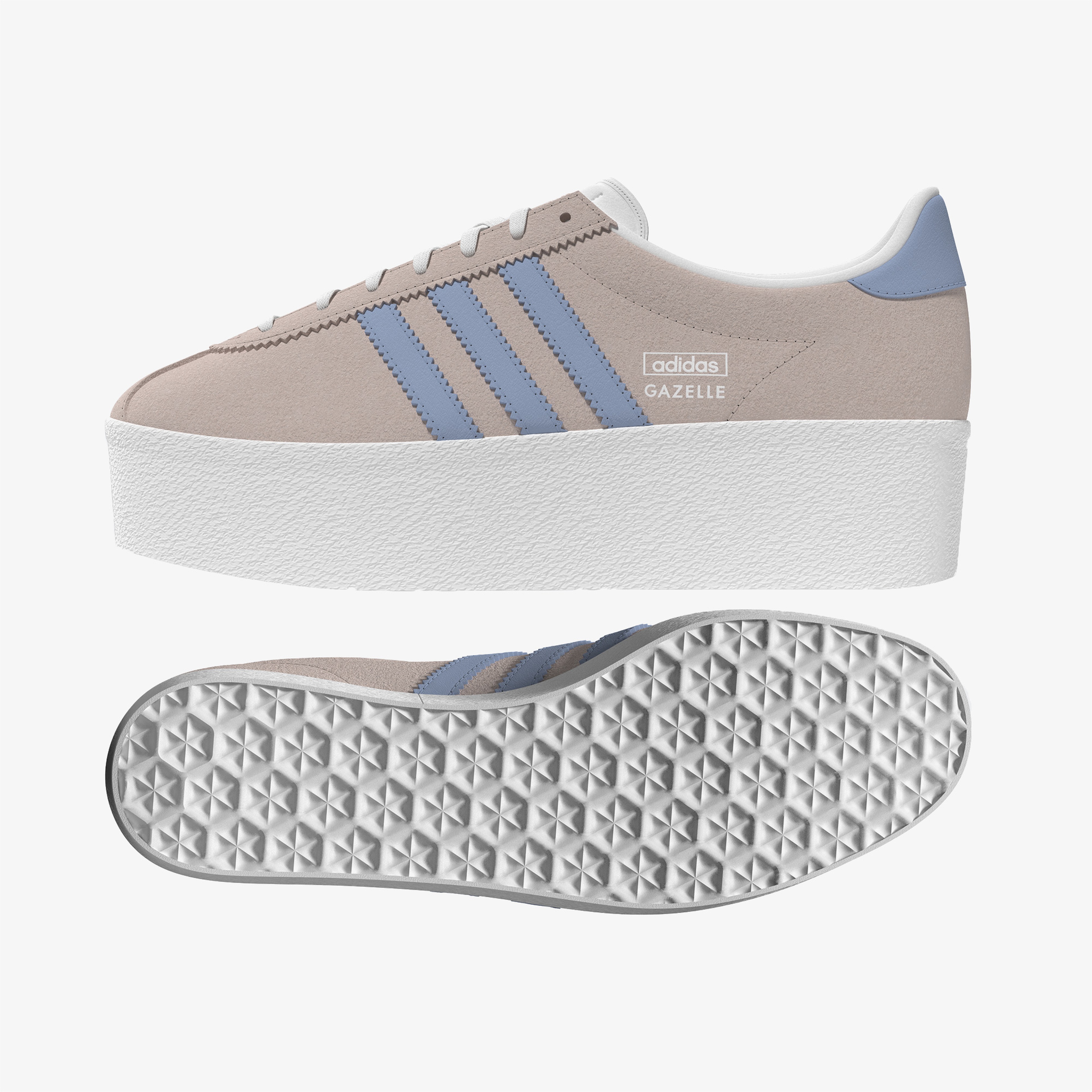 adidas Gazelle Up Kadın Krem Spor Ayakkabı